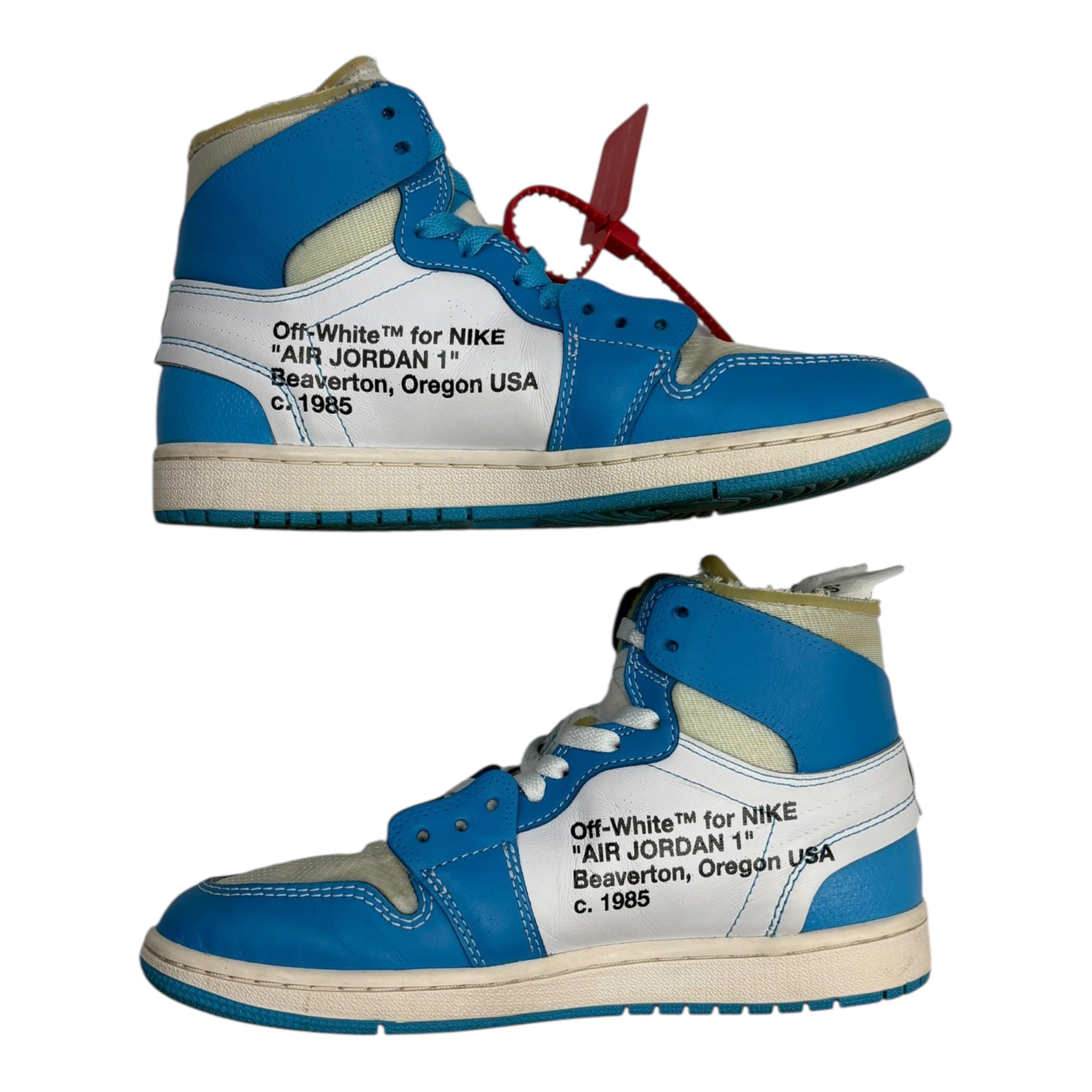 Jordan 1 Retro High Off-White University Blue (Used)