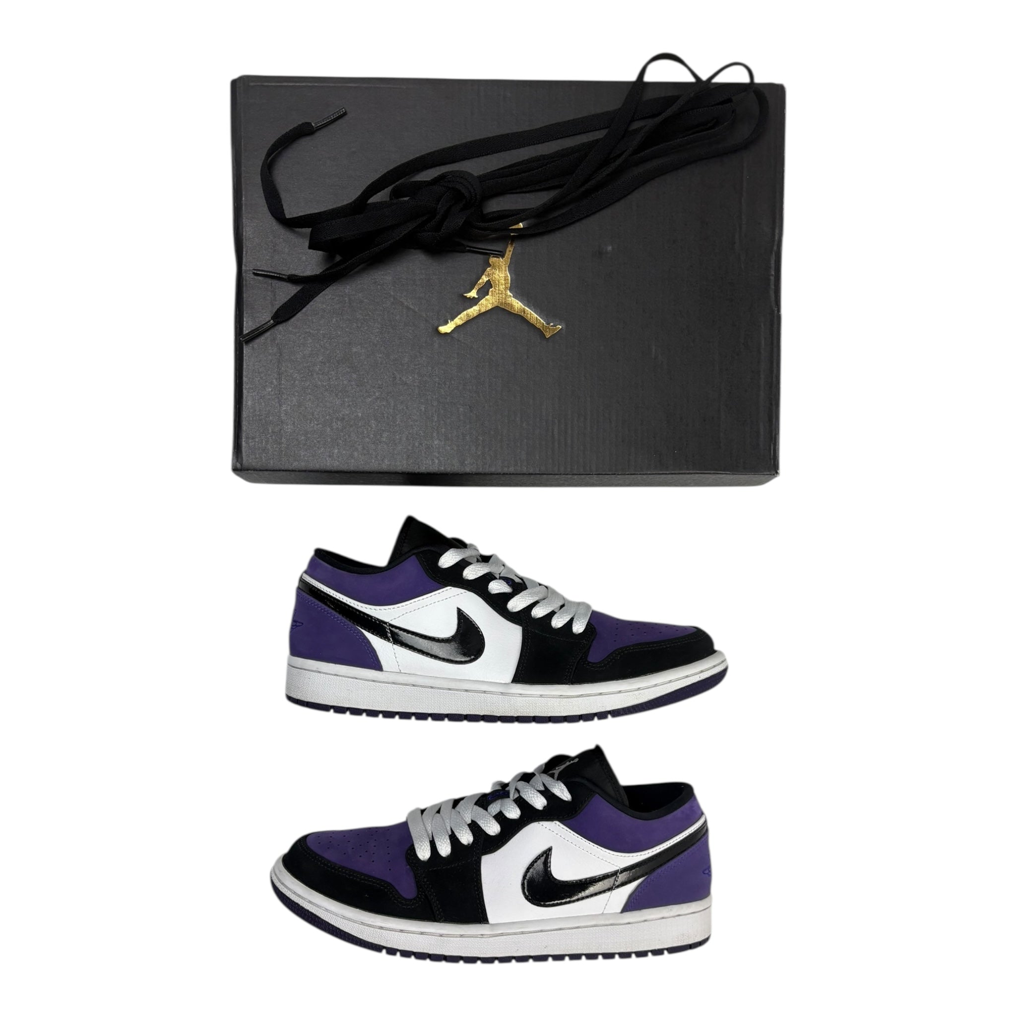 Jordan 1 Low Court Purple White (Used)