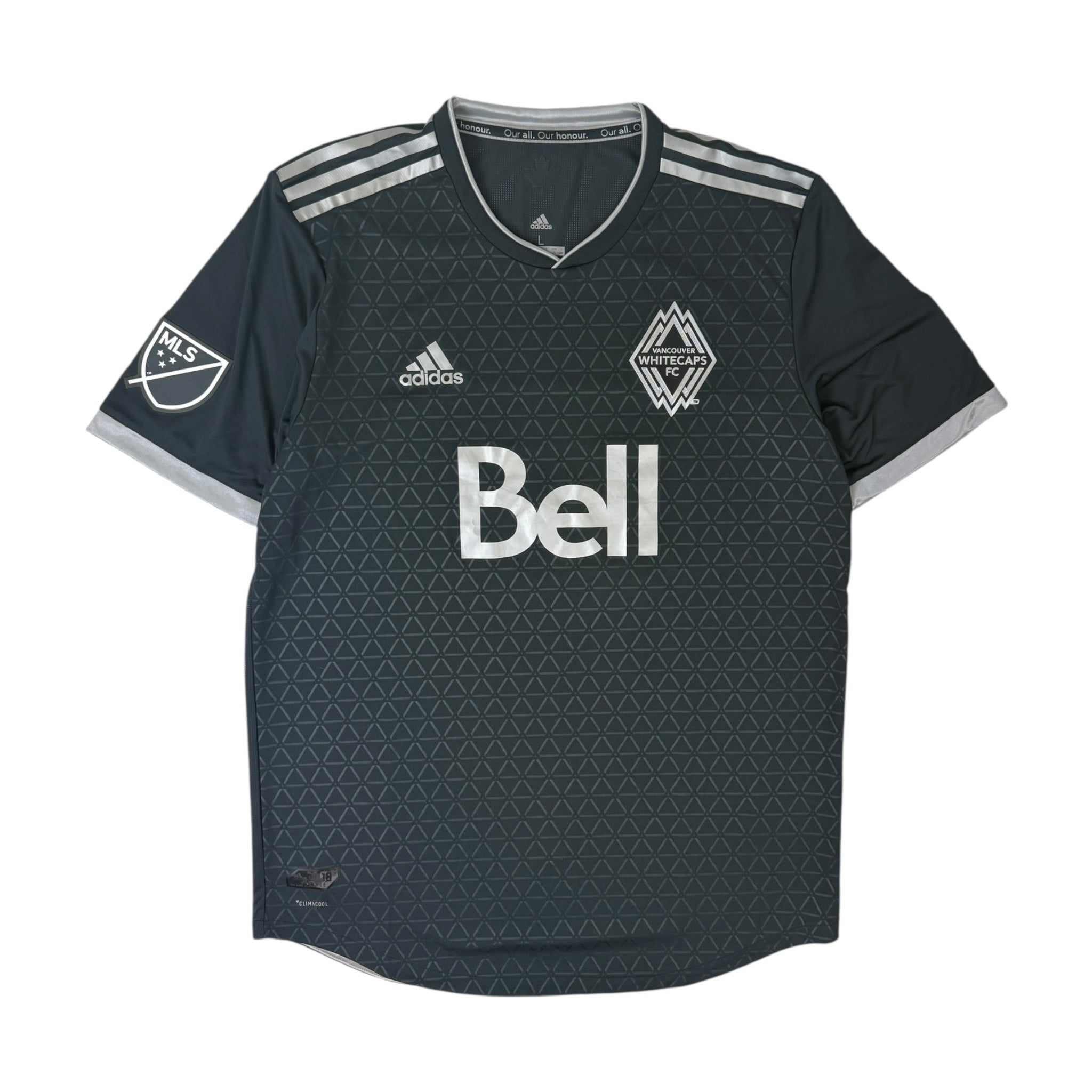 Vancouver Whitecaps Soccer Jersey Adidas Grey