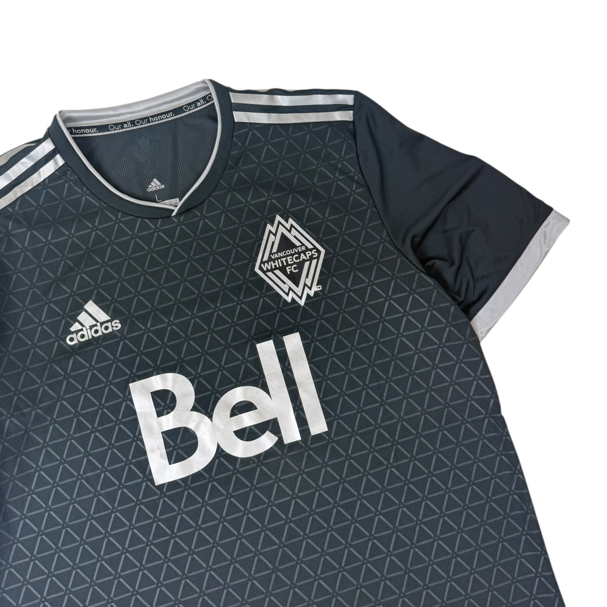 Vancouver Whitecaps Soccer Jersey Adidas Grey