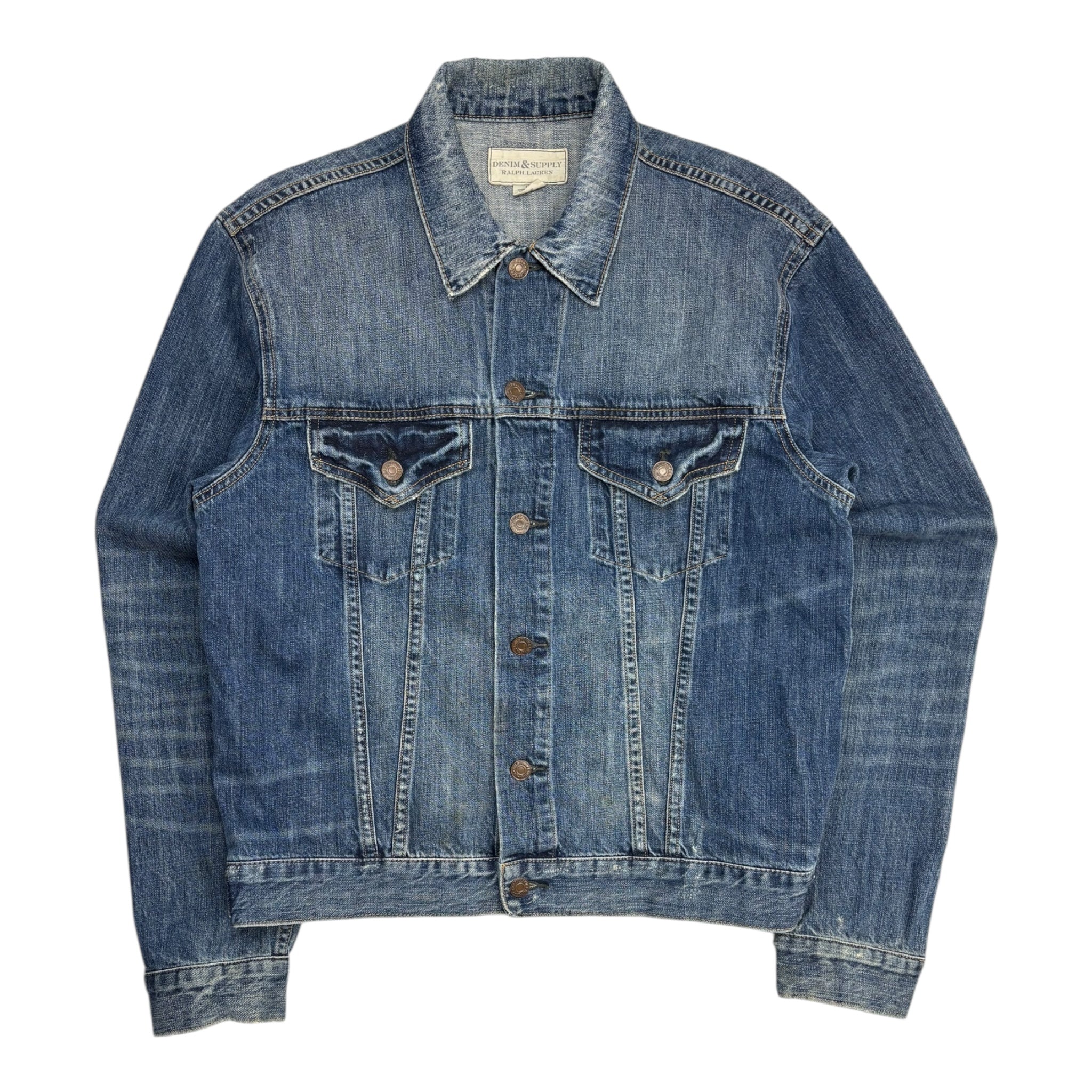 Vintage Denim & Supply By Ralph Lauren Medium Wash Denim Jacket