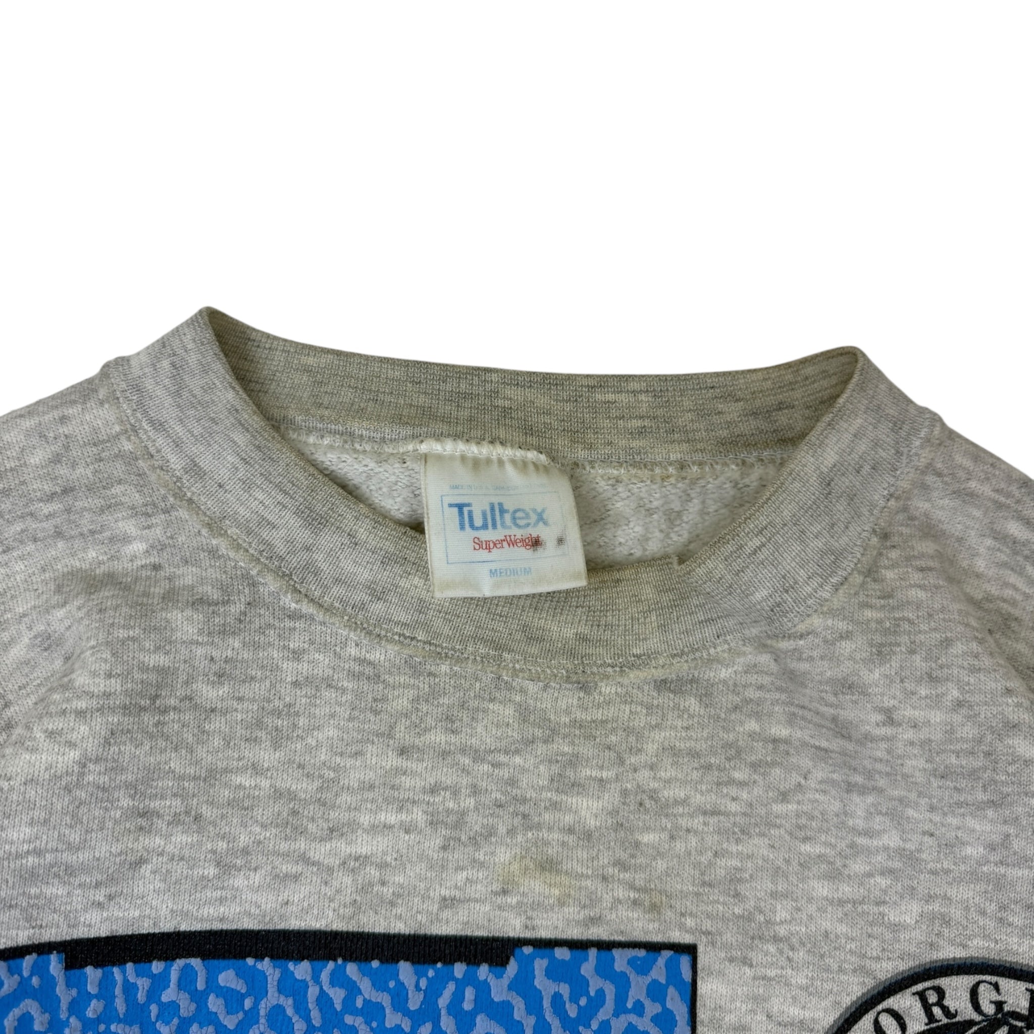 Vintage Georgetown Hoyas Crewneck Heather Grey