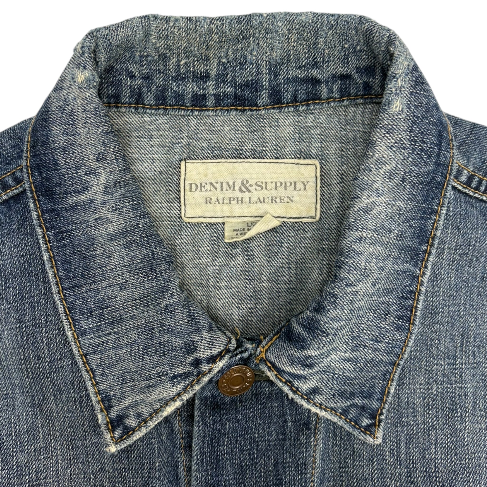 Vintage Denim & Supply By Ralph Lauren Medium Wash Denim Jacket