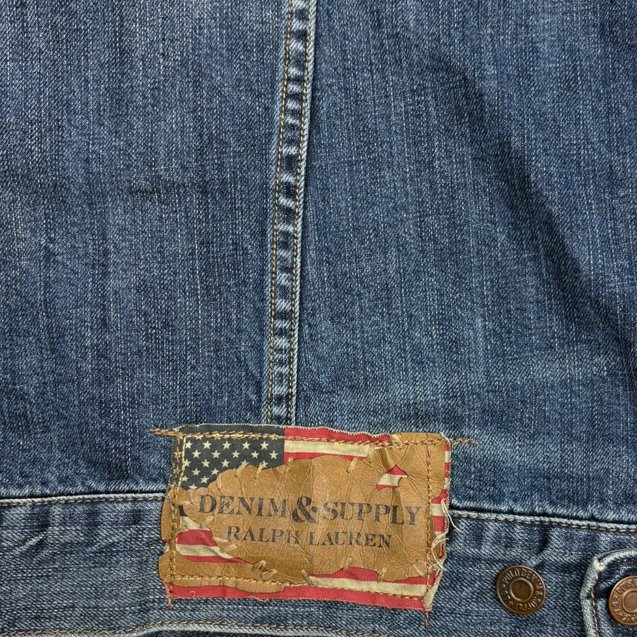 Vintage Denim & Supply By Ralph Lauren Medium Wash Denim Jacket