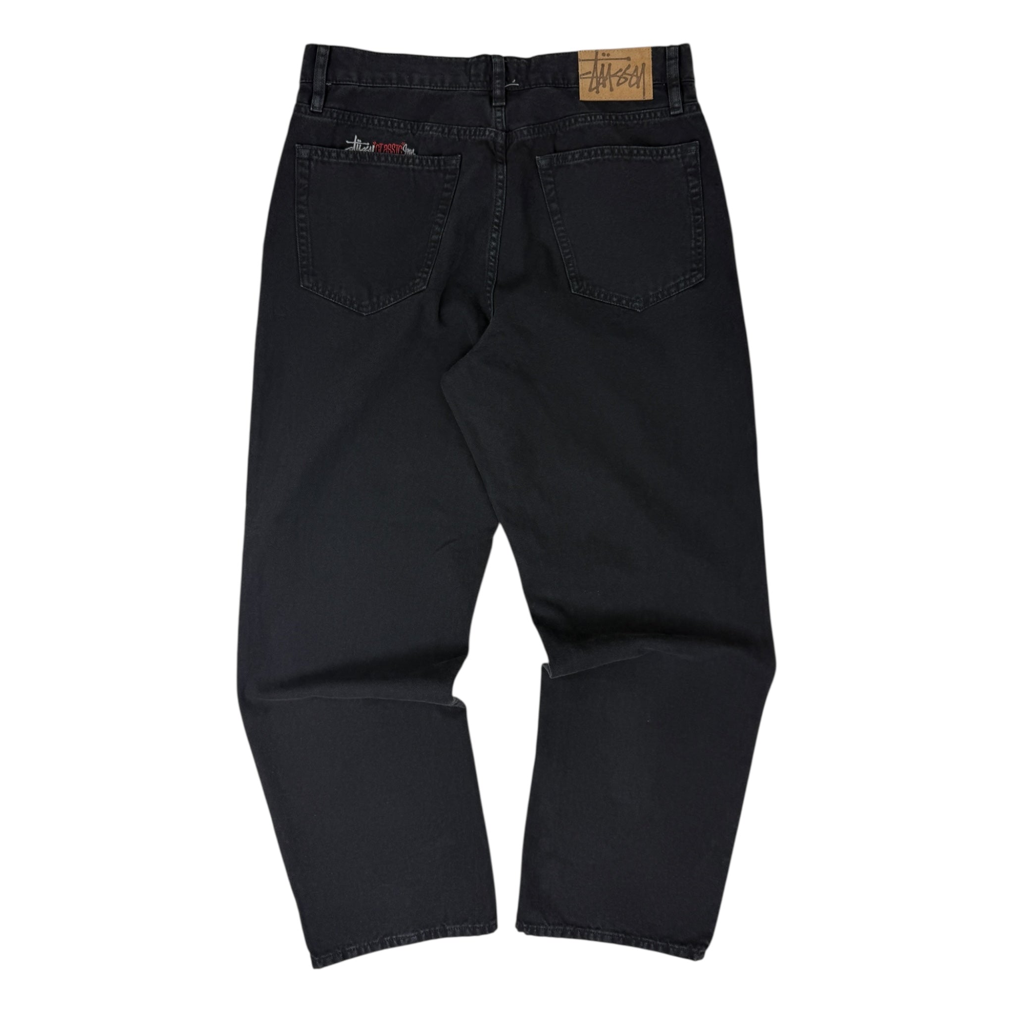 Stussy Big Ol Denim Jeans Washed Black