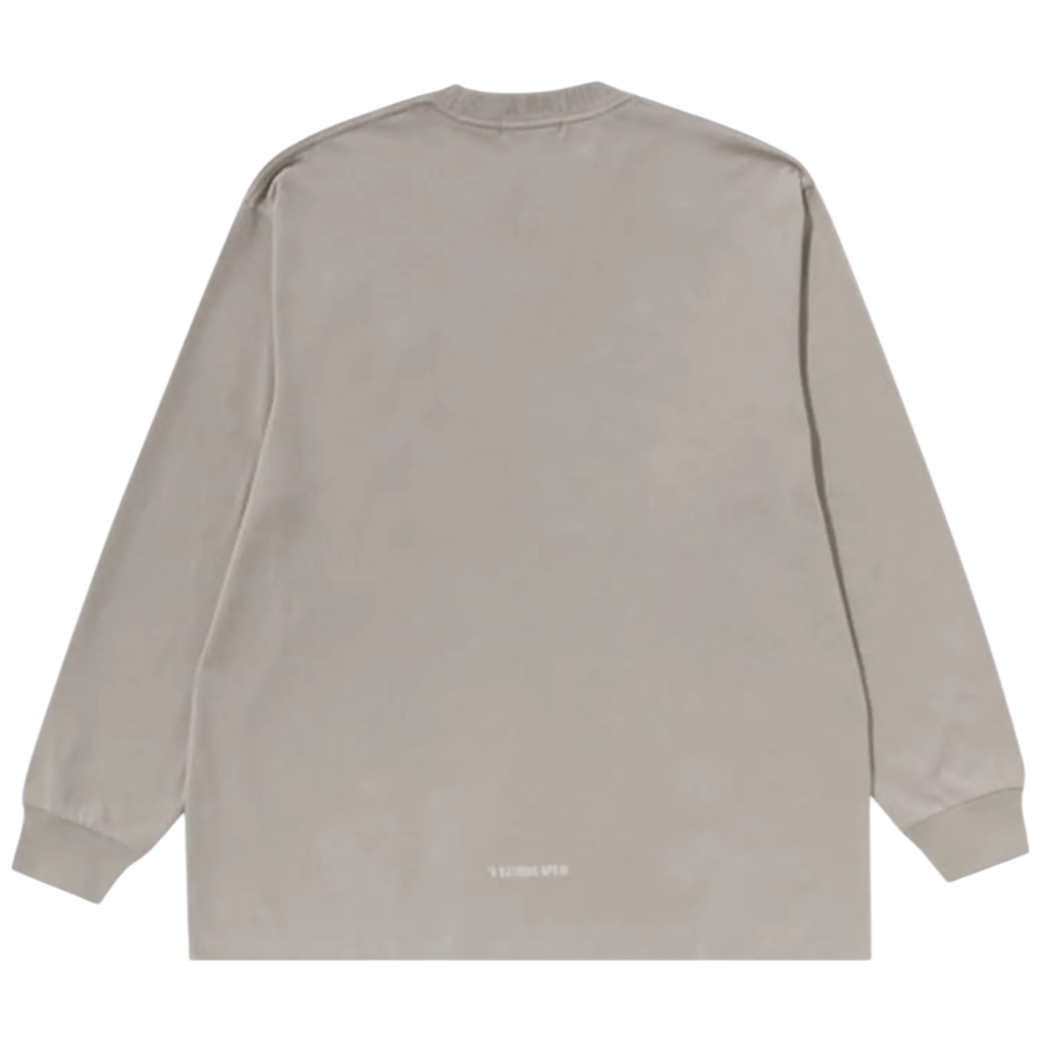 BAPE Ape Head One Point Long-Sleeve Tee Beige