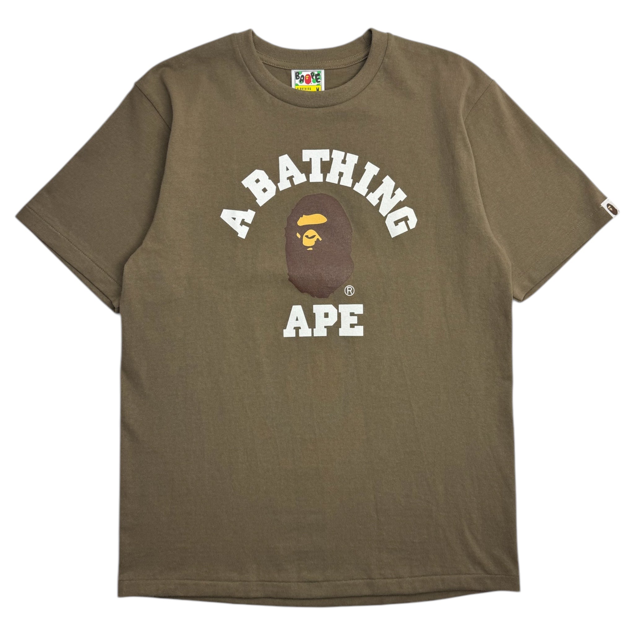 BAPE College Tee (SS22) Brown