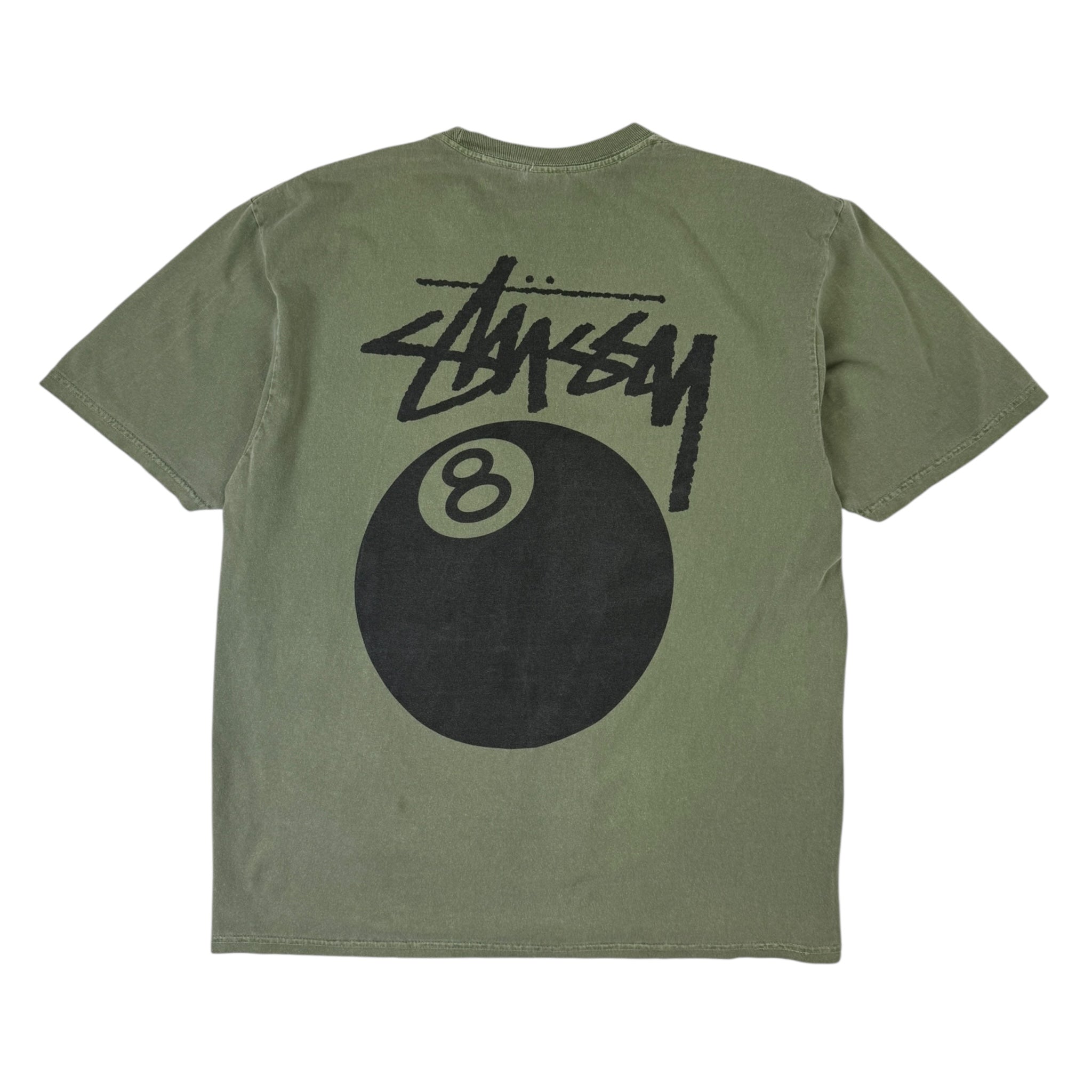 Stussy 8-Ball T-Shirt Washed Green