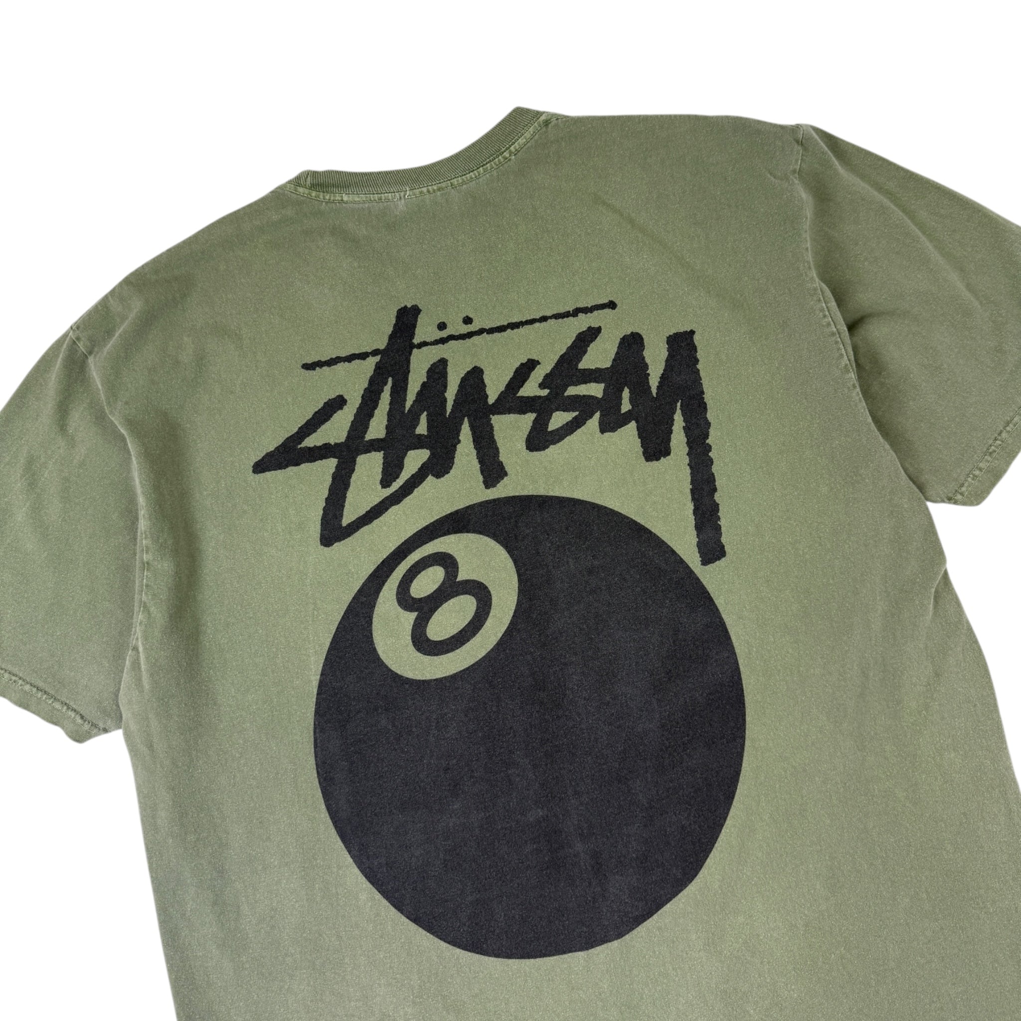 Stussy 8-Ball T-Shirt Washed Green