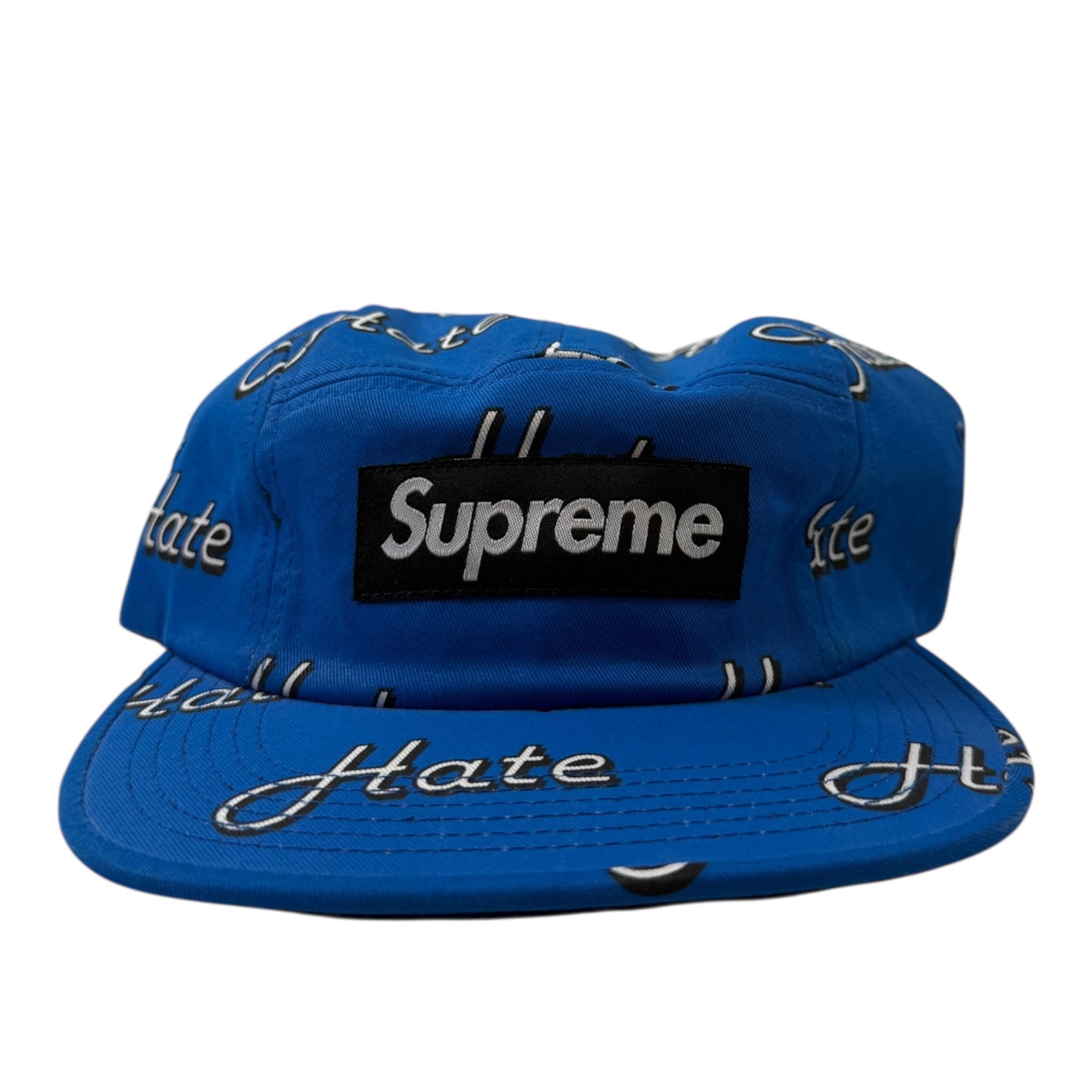 Supreme Love Hate FW13 5-Panel Camp Cap Blue