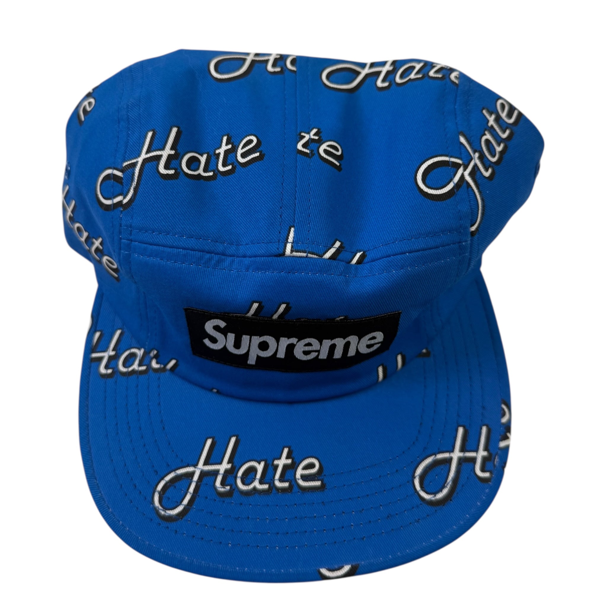 Supreme Love Hate FW13 5-Panel Camp Cap Blue