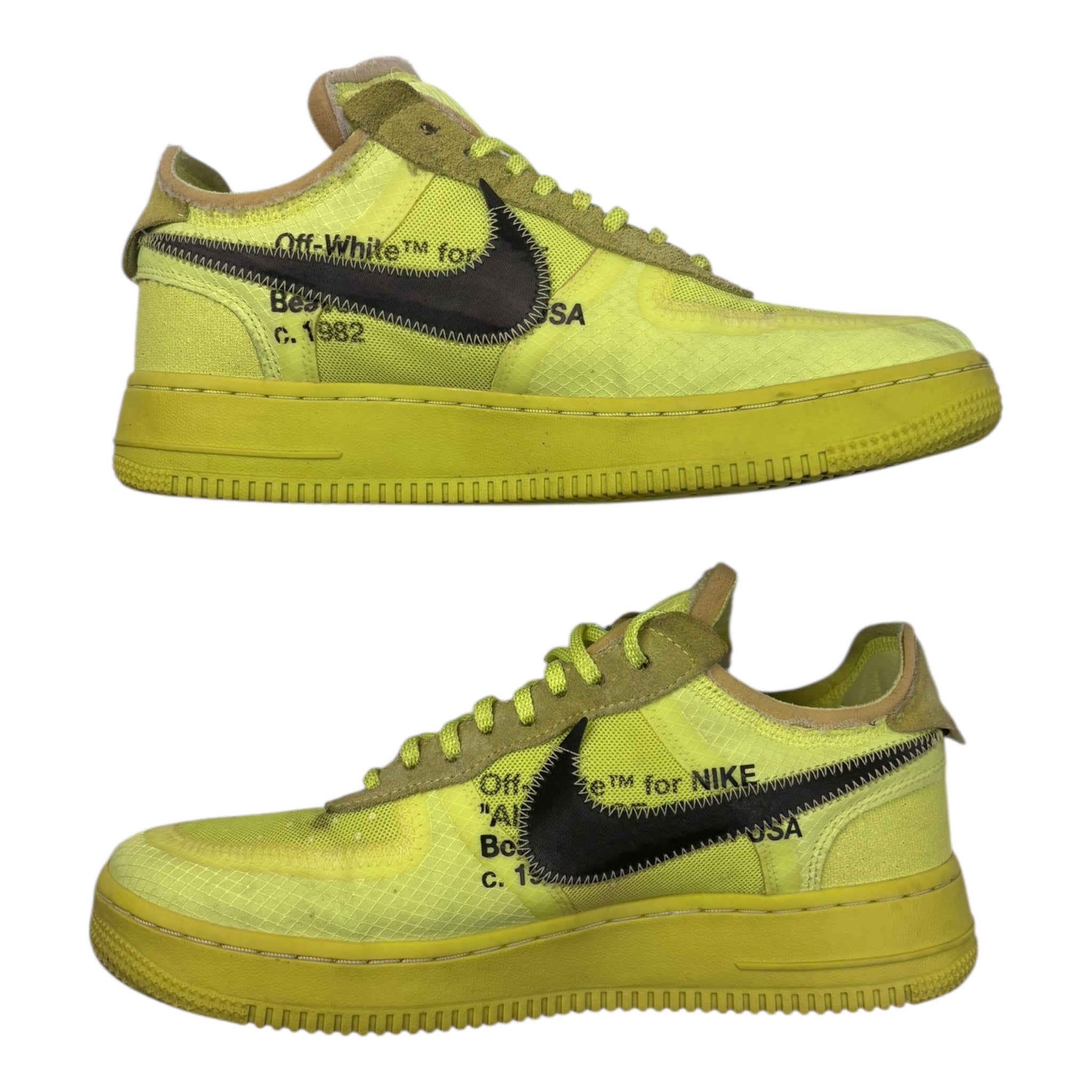 Nike Air Force 1 Low Off-White Volt (Used)