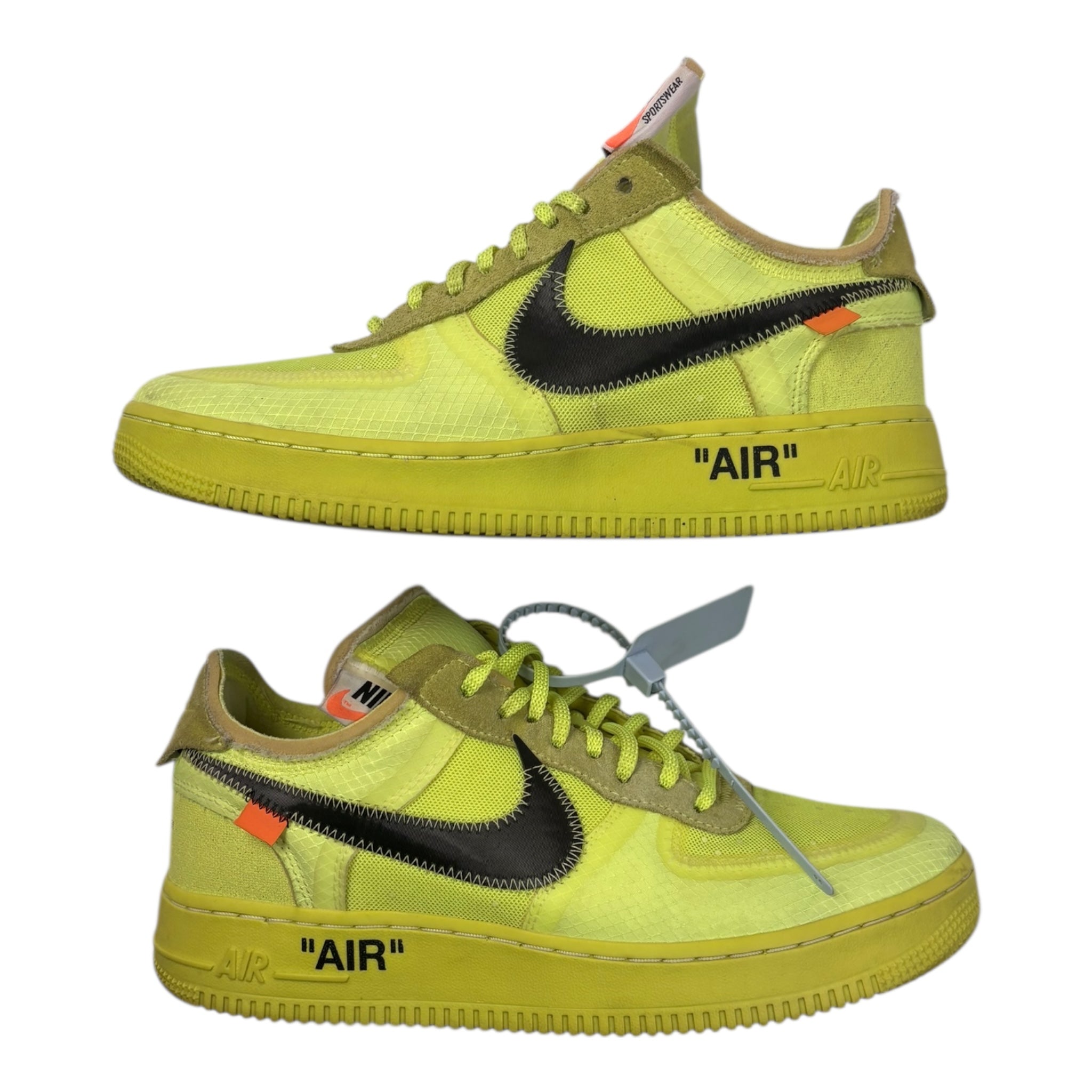 Nike Air Force 1 Low Off-White Volt (Used)