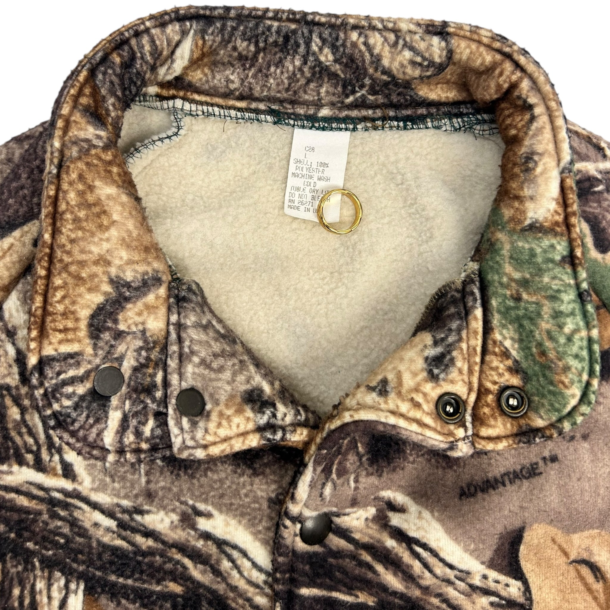 Vintage Classics Leaf Camo Fleece Jacket