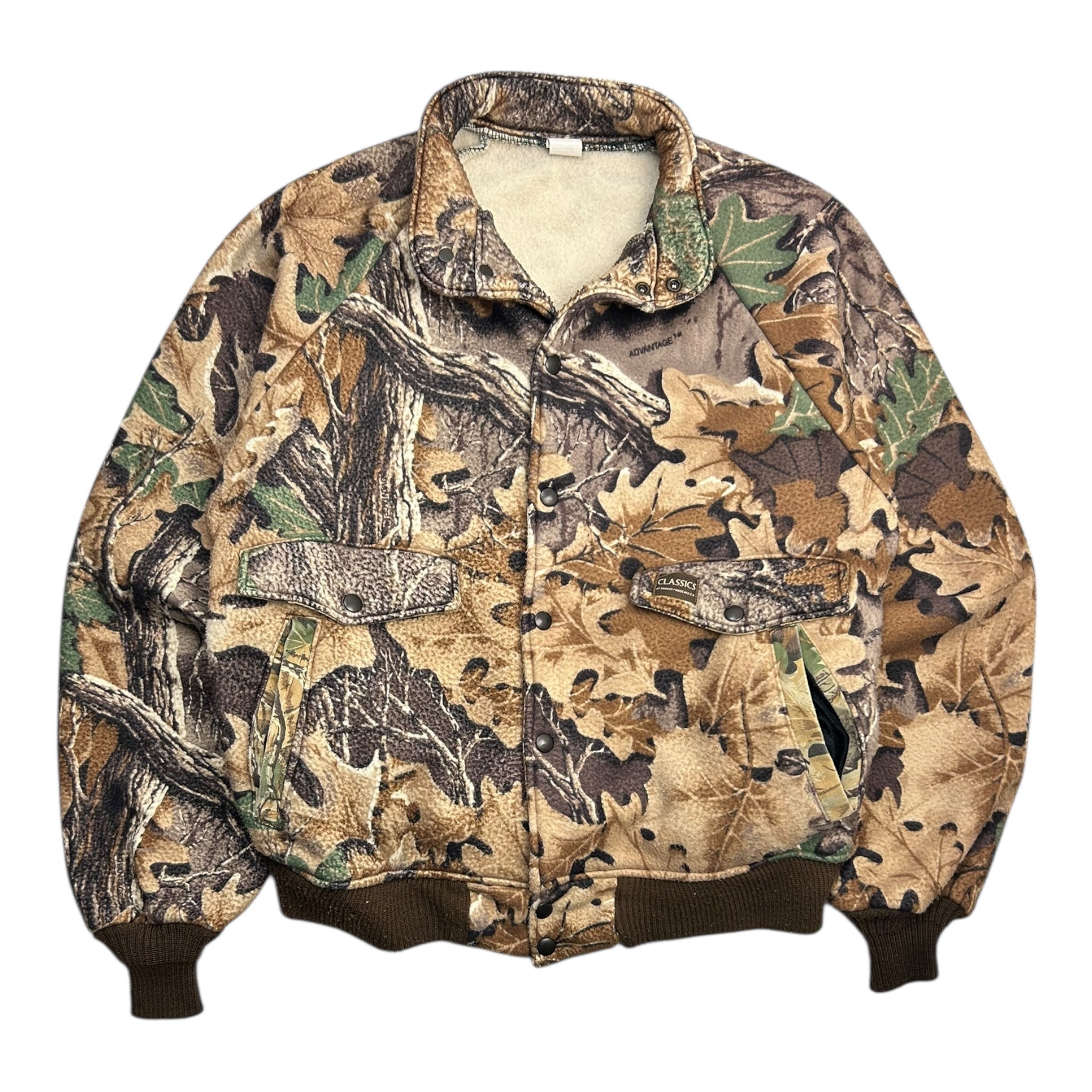 Vintage Classics Leaf Camo Fleece Jacket
