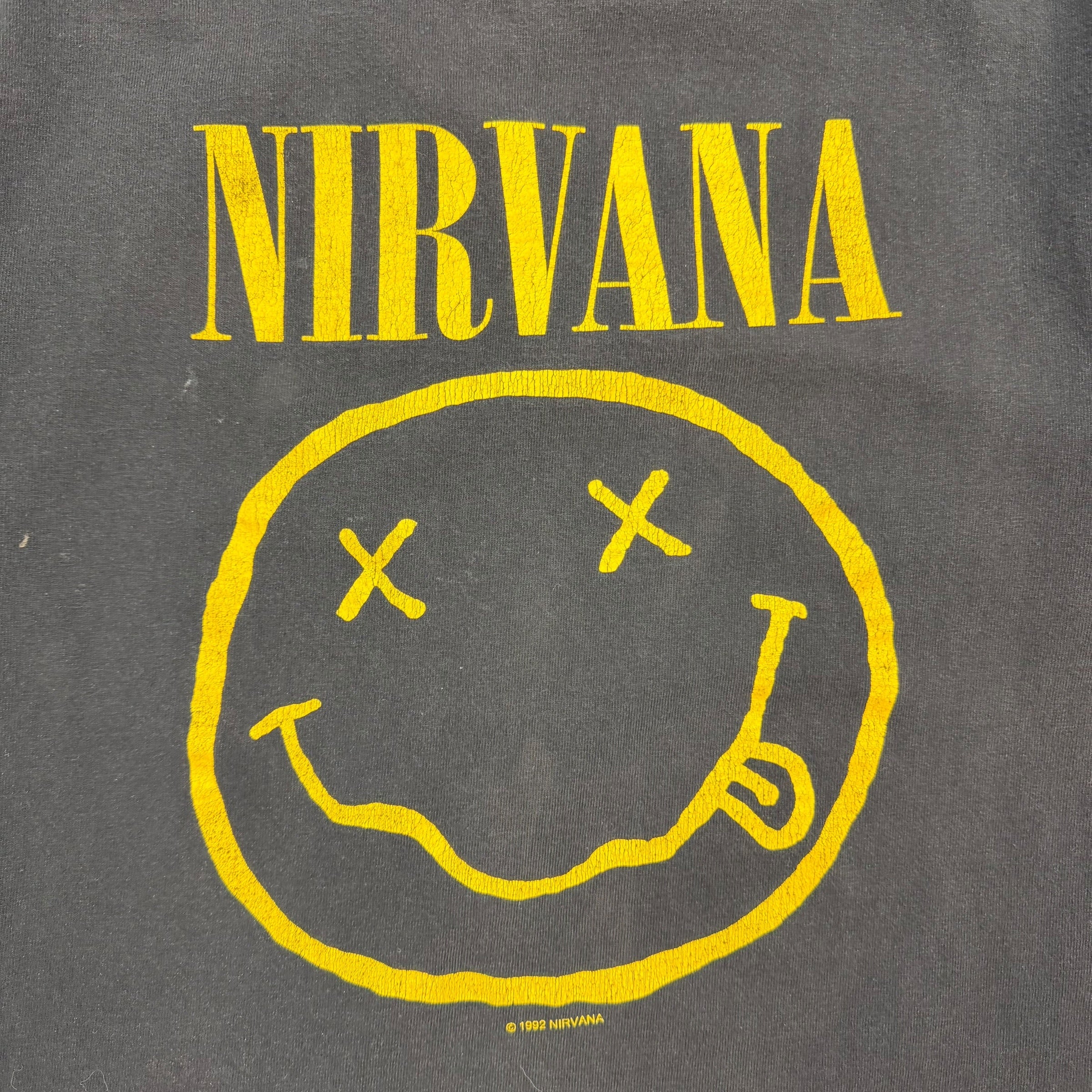 Vintage Nirvana Tee Black