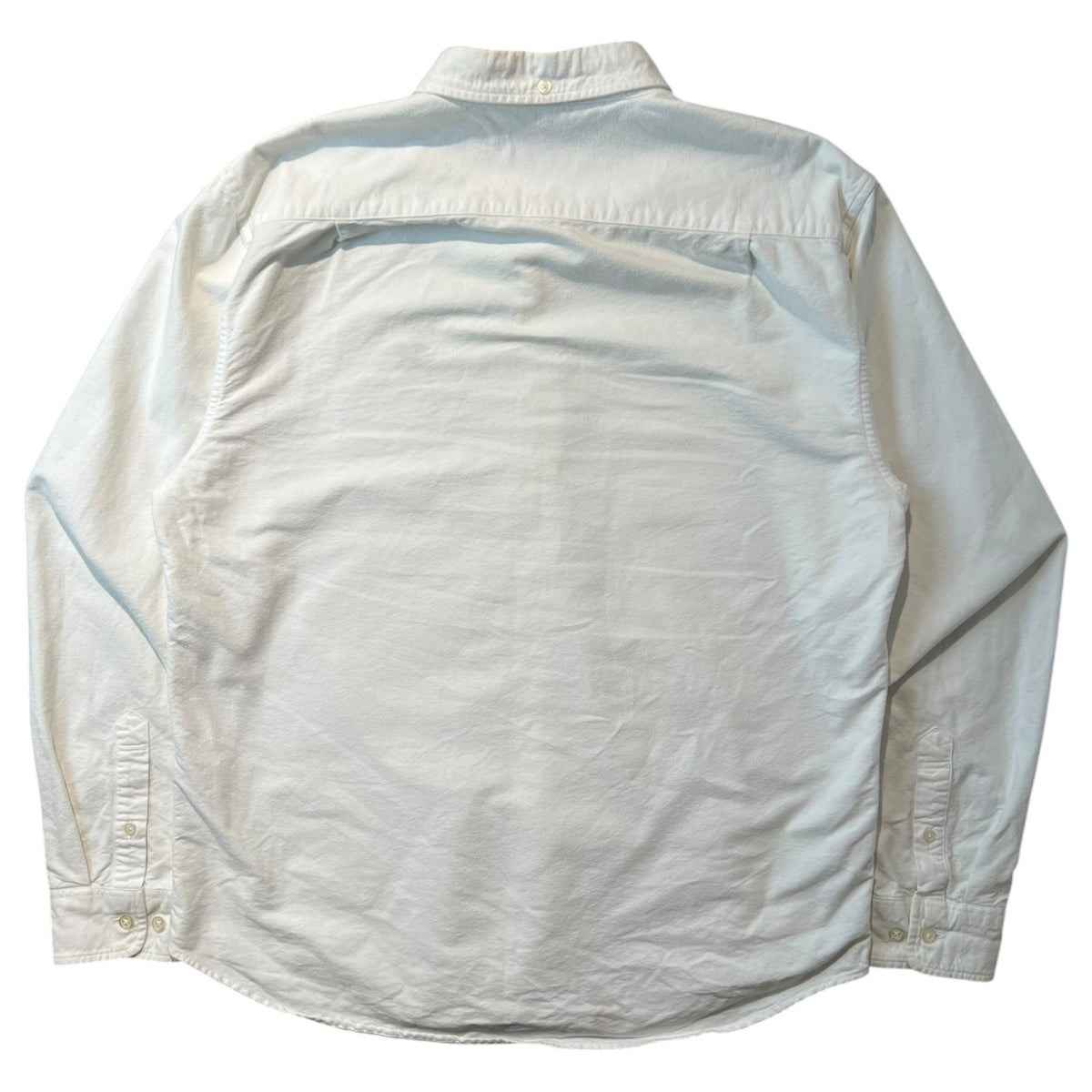Supreme Loose Fit Flannel Oxford Shirt White