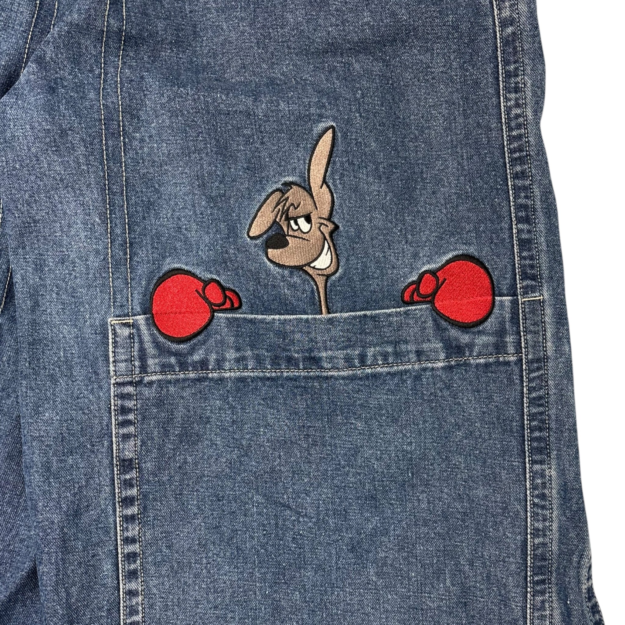 JNCO Wide Leg Kangaroo Denim Jeans