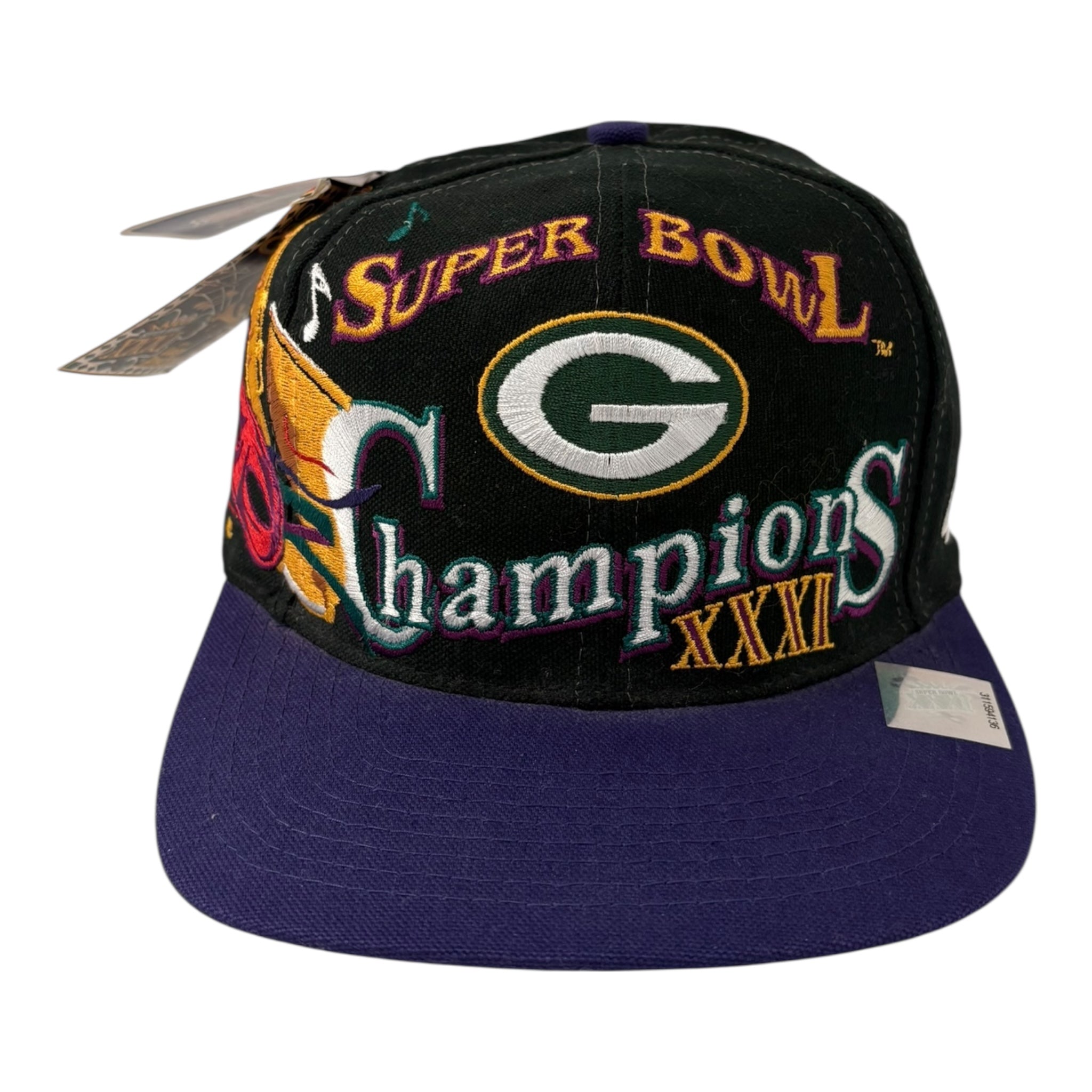 Vintage NFL Green Bay Packers Super Bowl XXXI Champions Logo Athletic Hat