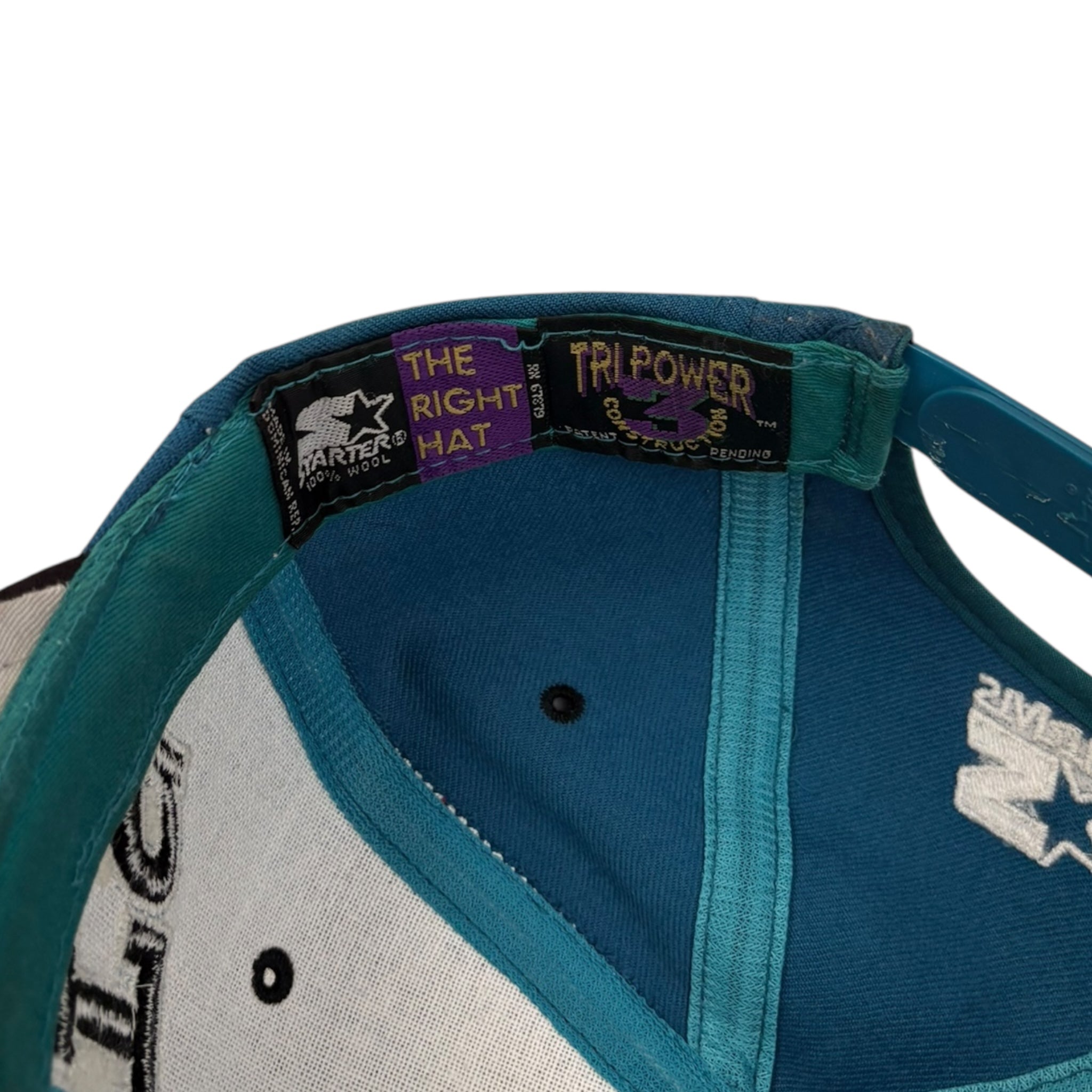 Vintage NBA Charlotte Hornets Spellout Wool Starter Hat