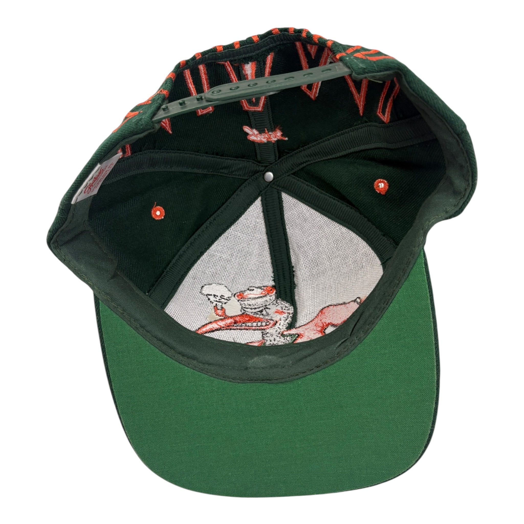 Vintage Miami Hurricanes Sebastian The Ibis Big Logo Hat