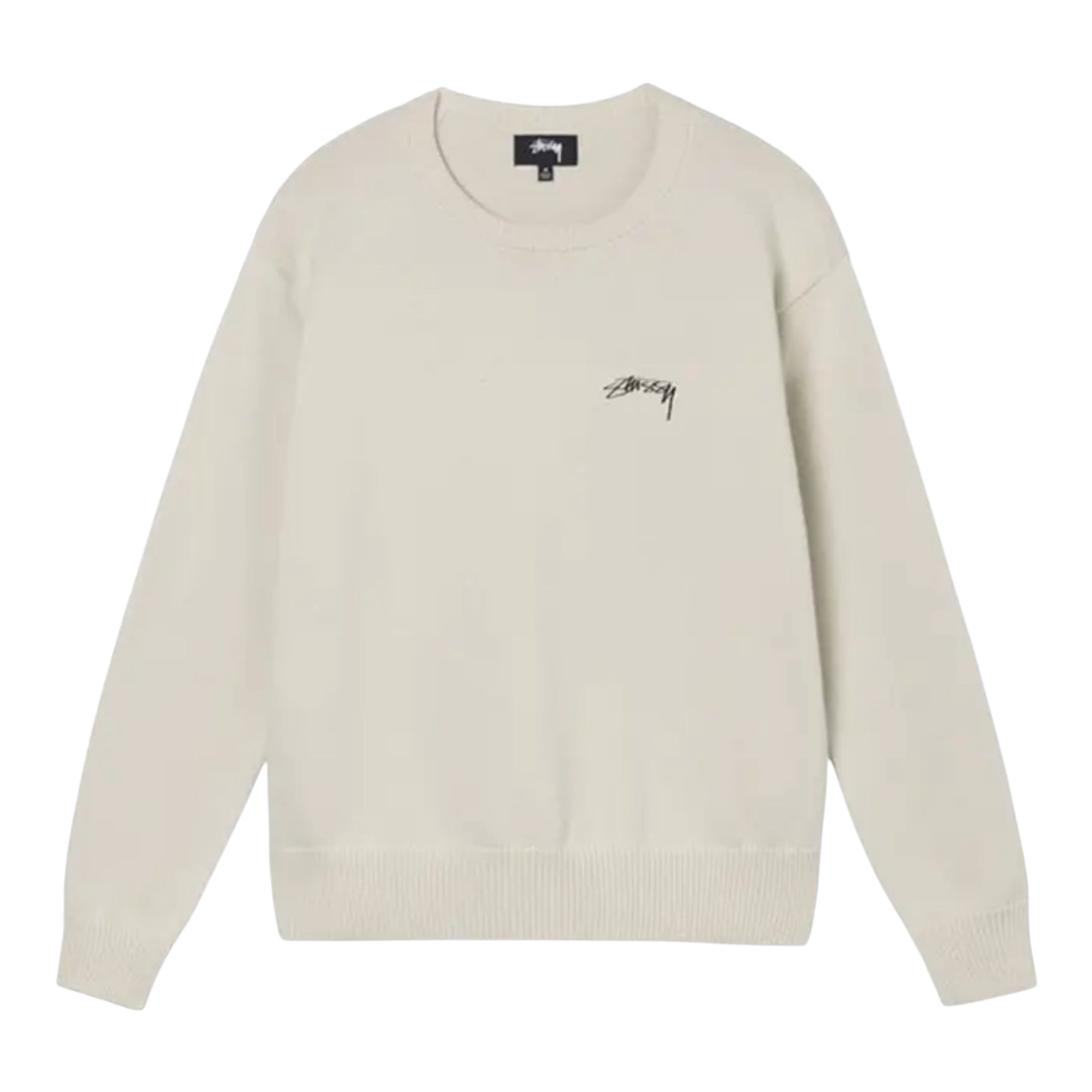 Stussy Care Label Sweater 'Natural'