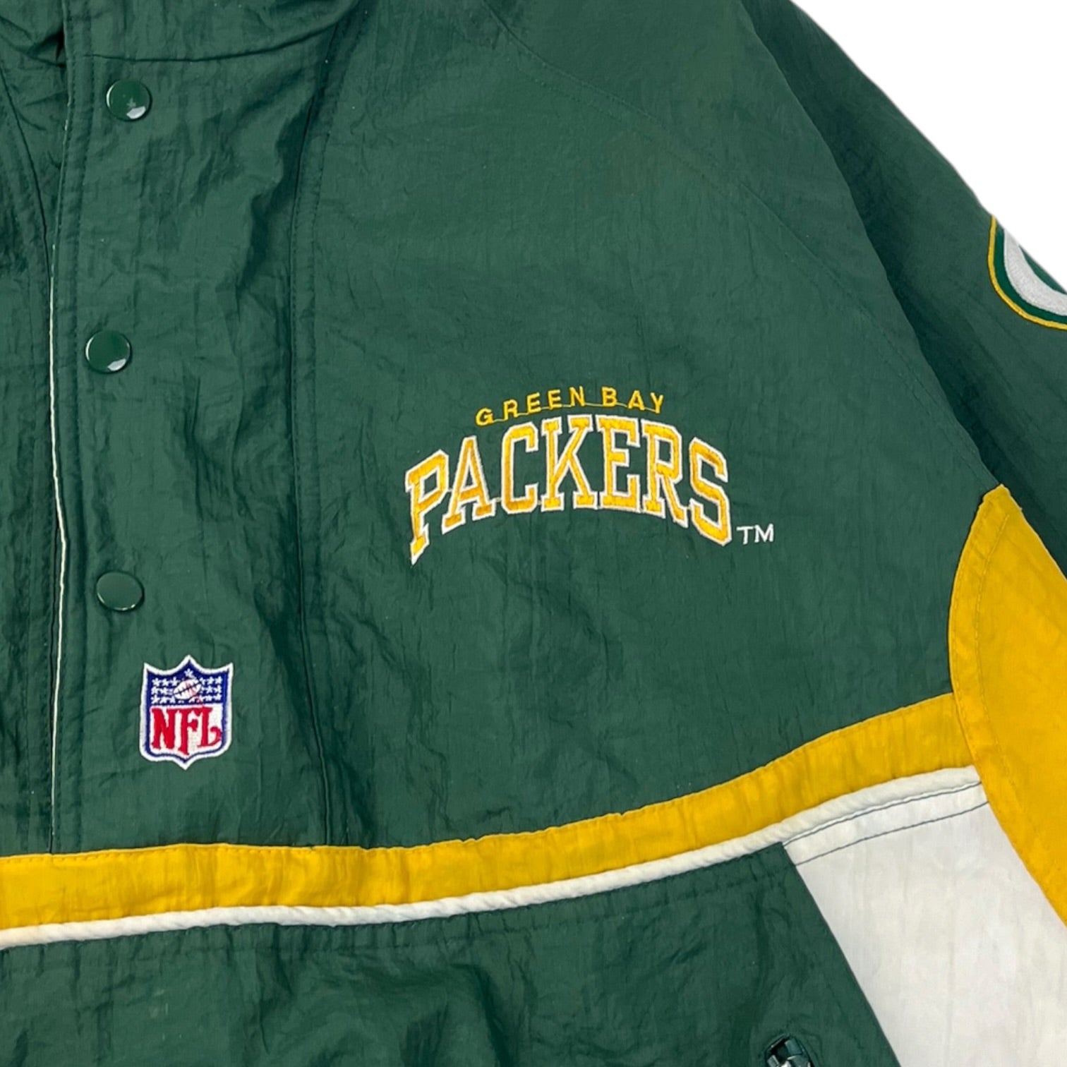 Vintage Starter NFL Green Bay Packers Quarter Zip Jacket