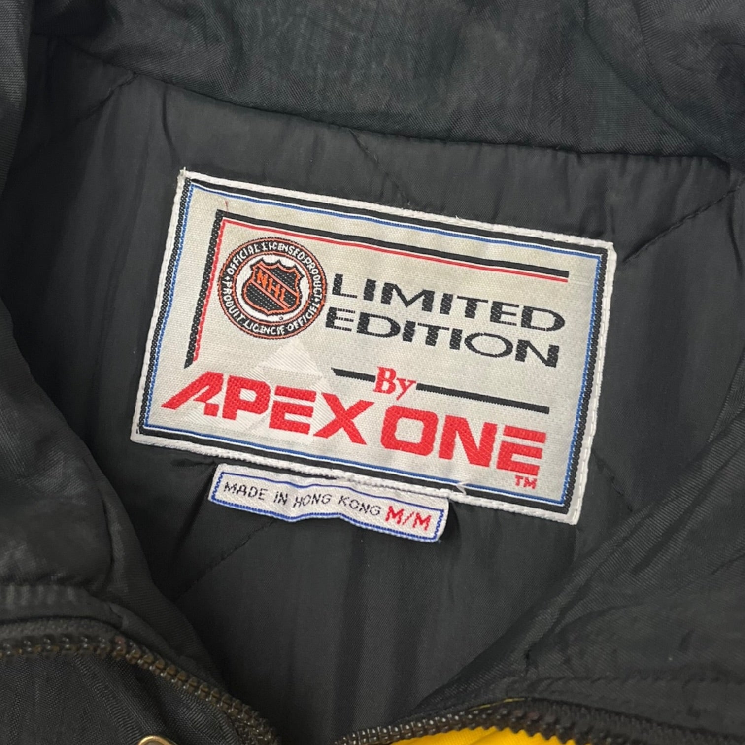 Vintage Apex One NHL Boston Bruins Fill Zip Jacket