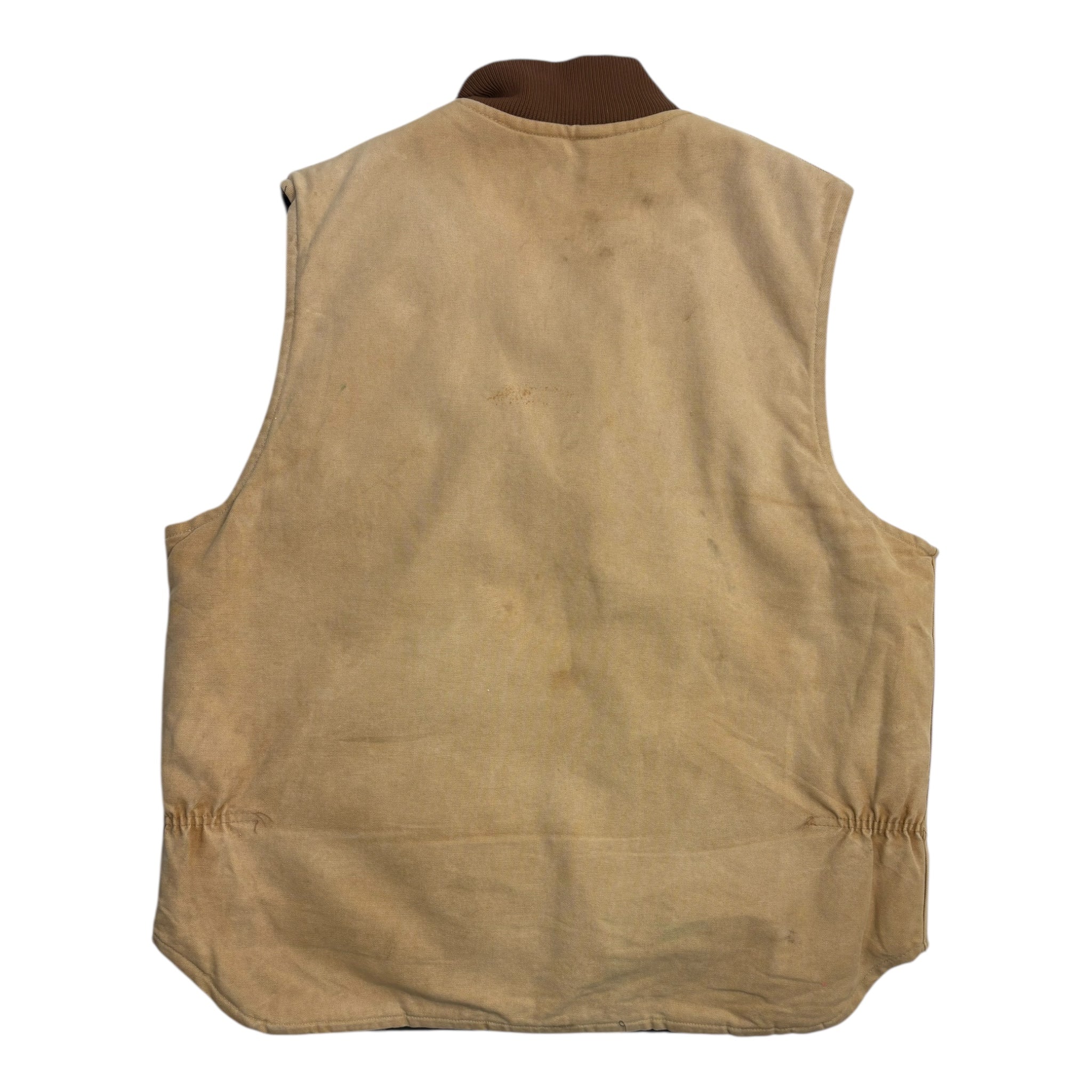 Vintage Carhartt Workwear Vest Faded Tan