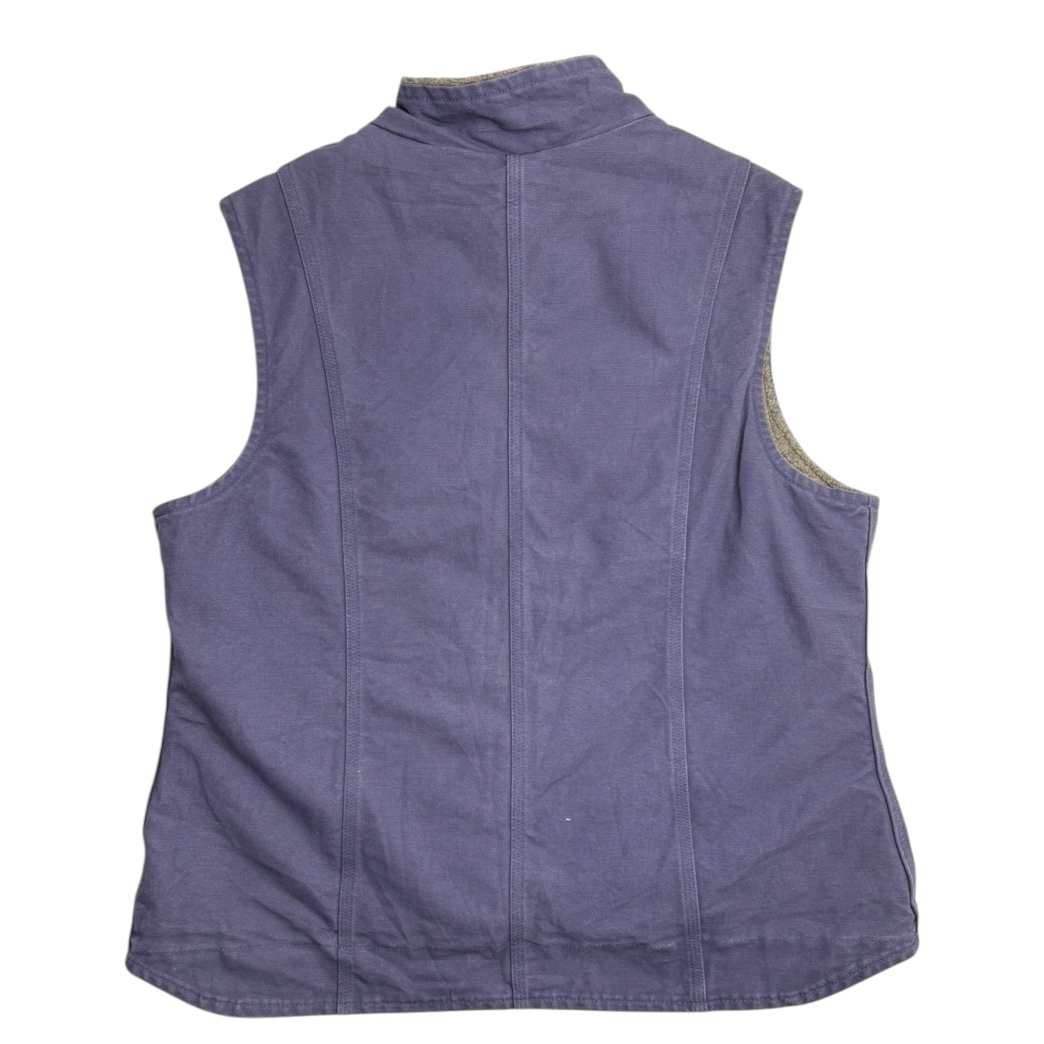 Vintage Carhartt Womens Sherpa Lined Workwear Vest Lilac