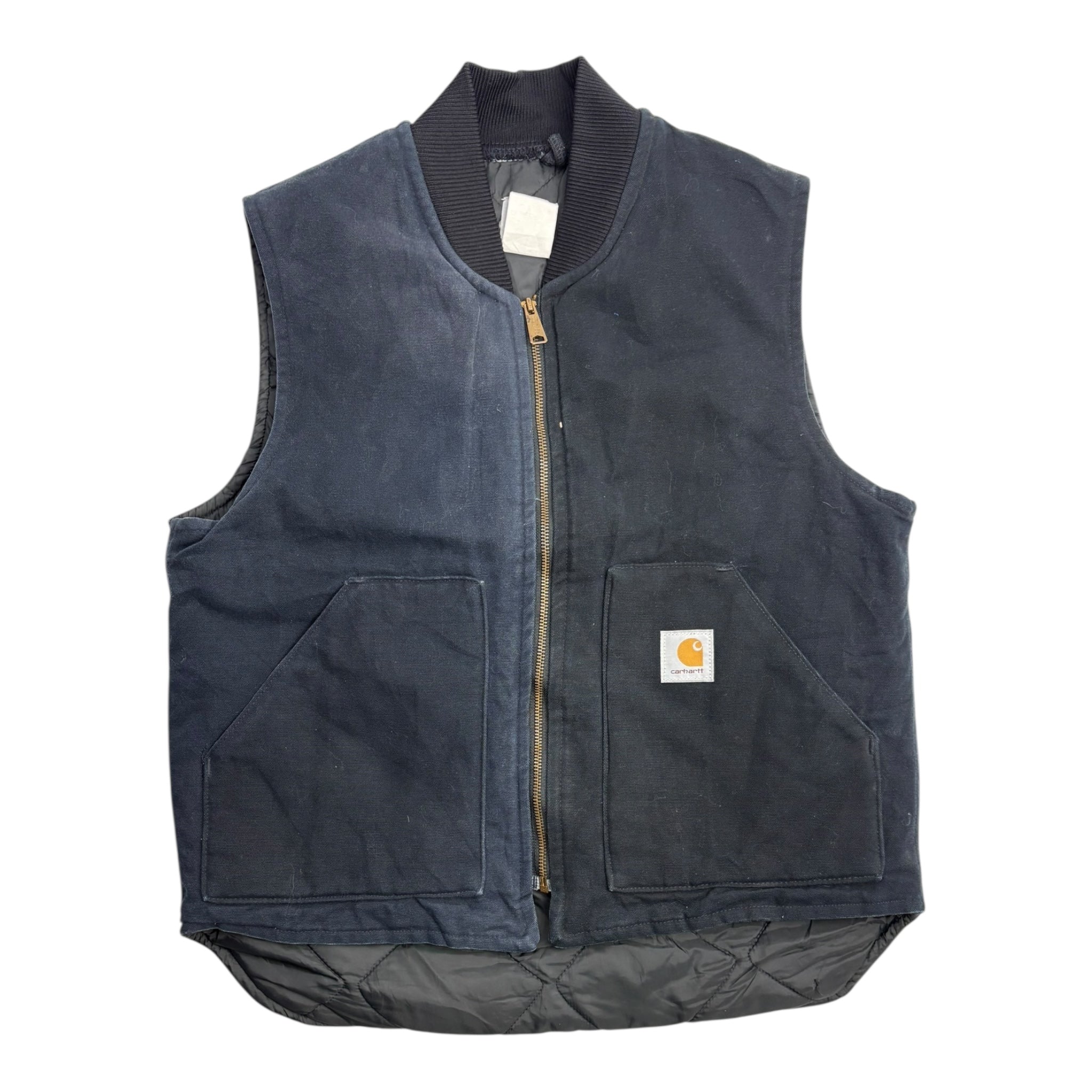 Vintage Carhartt Workwear Vest Faded Black