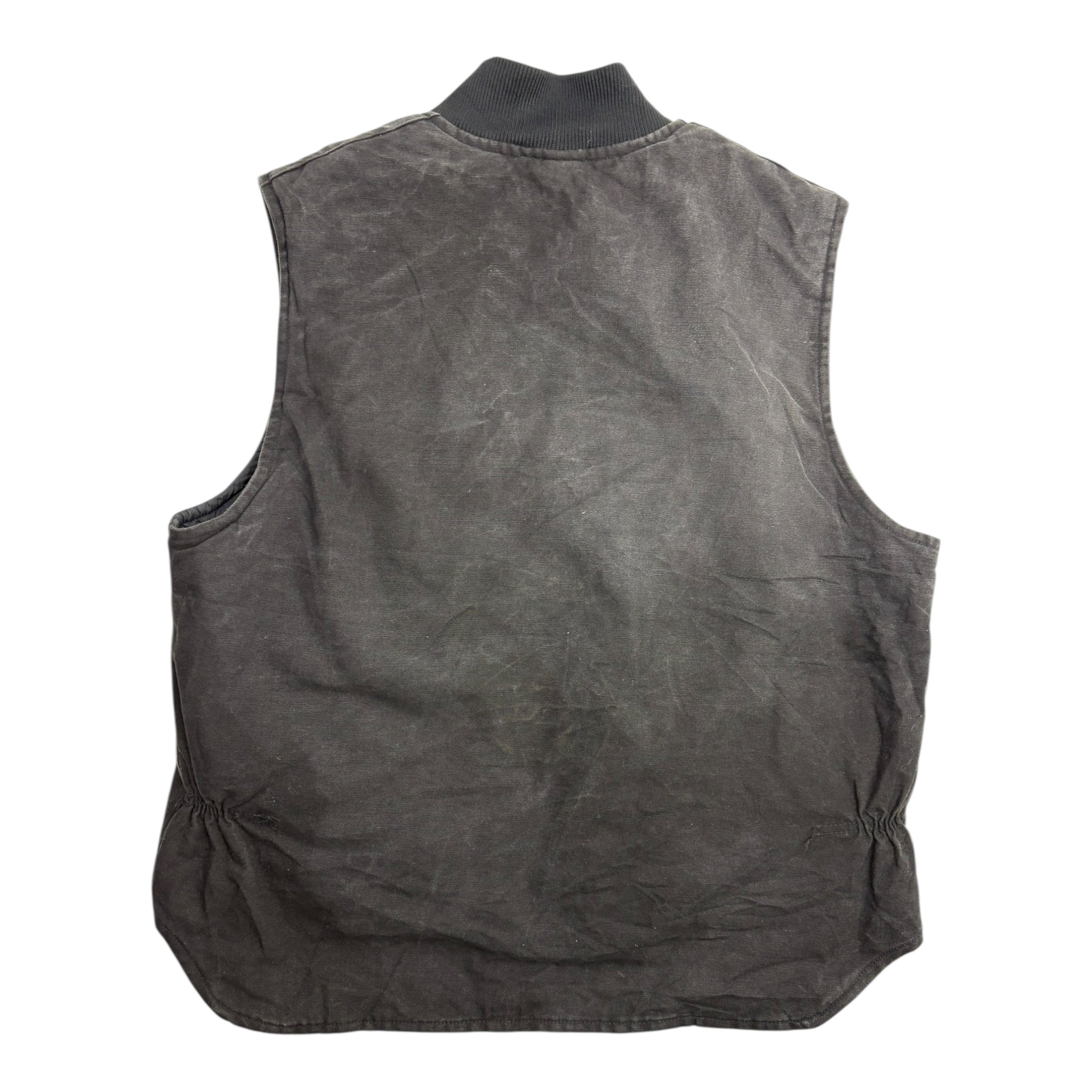 Vintage Carhartt Workwear Vest Faded Black