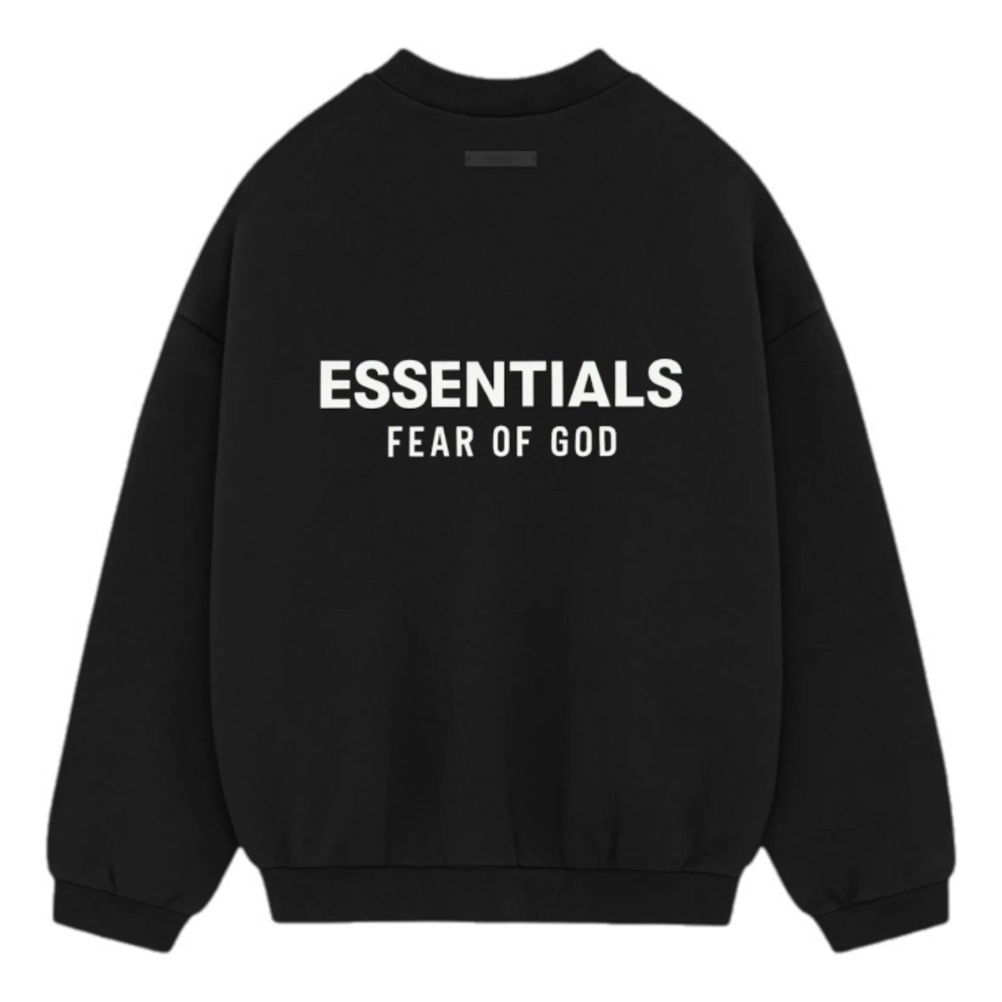 Fear Of God Essentials Fleece Crewneck Black FW24