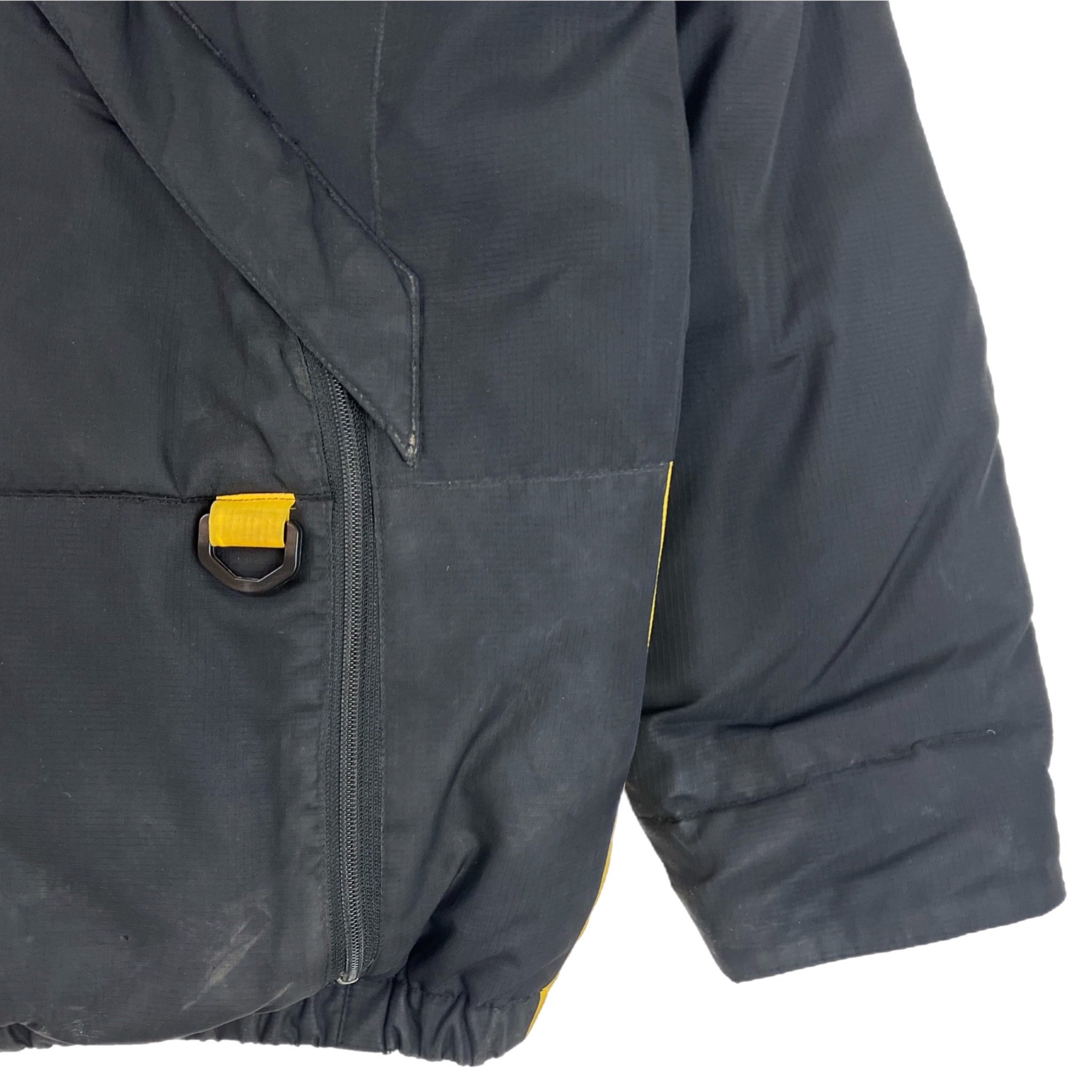 Vintage Polo Jeans Co. Puffer Jacket Black/Yellow