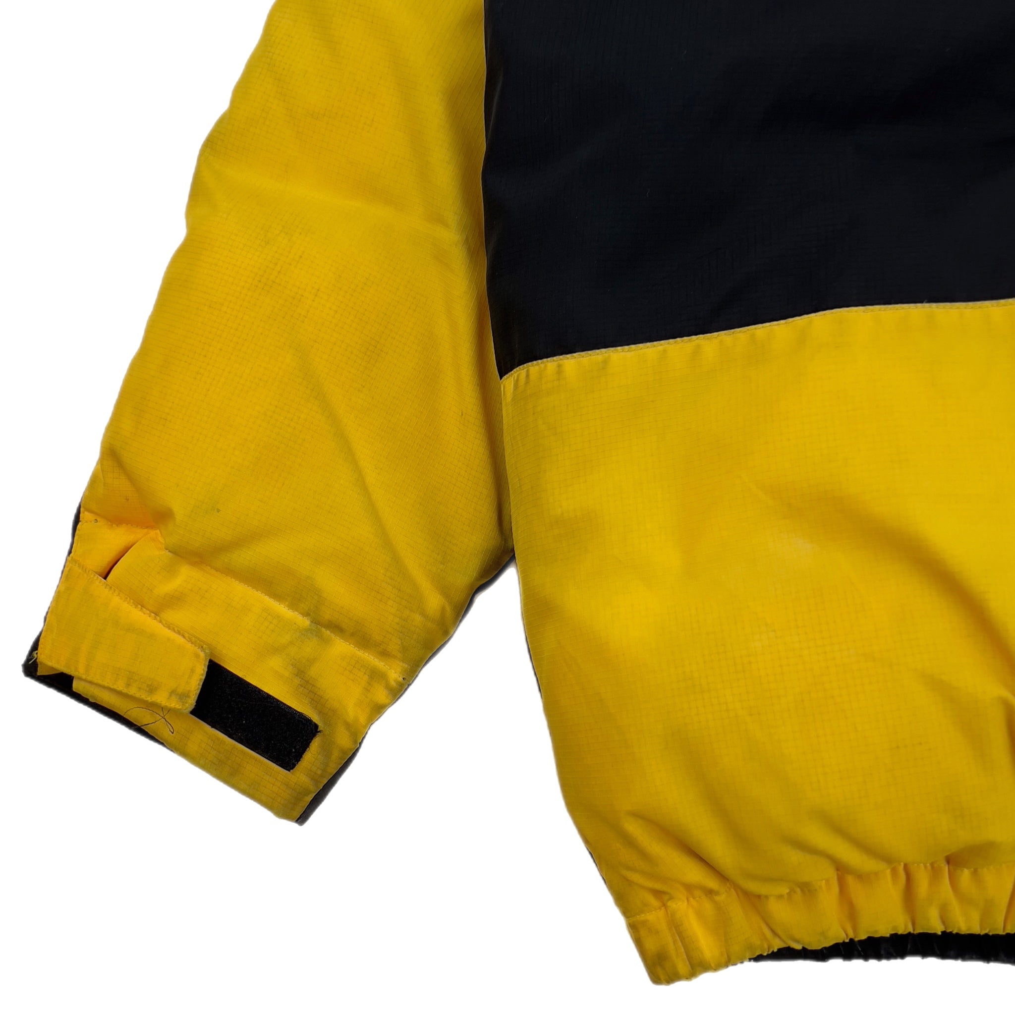 Vintage Polo Jeans Co. Puffer Jacket Black/Yellow