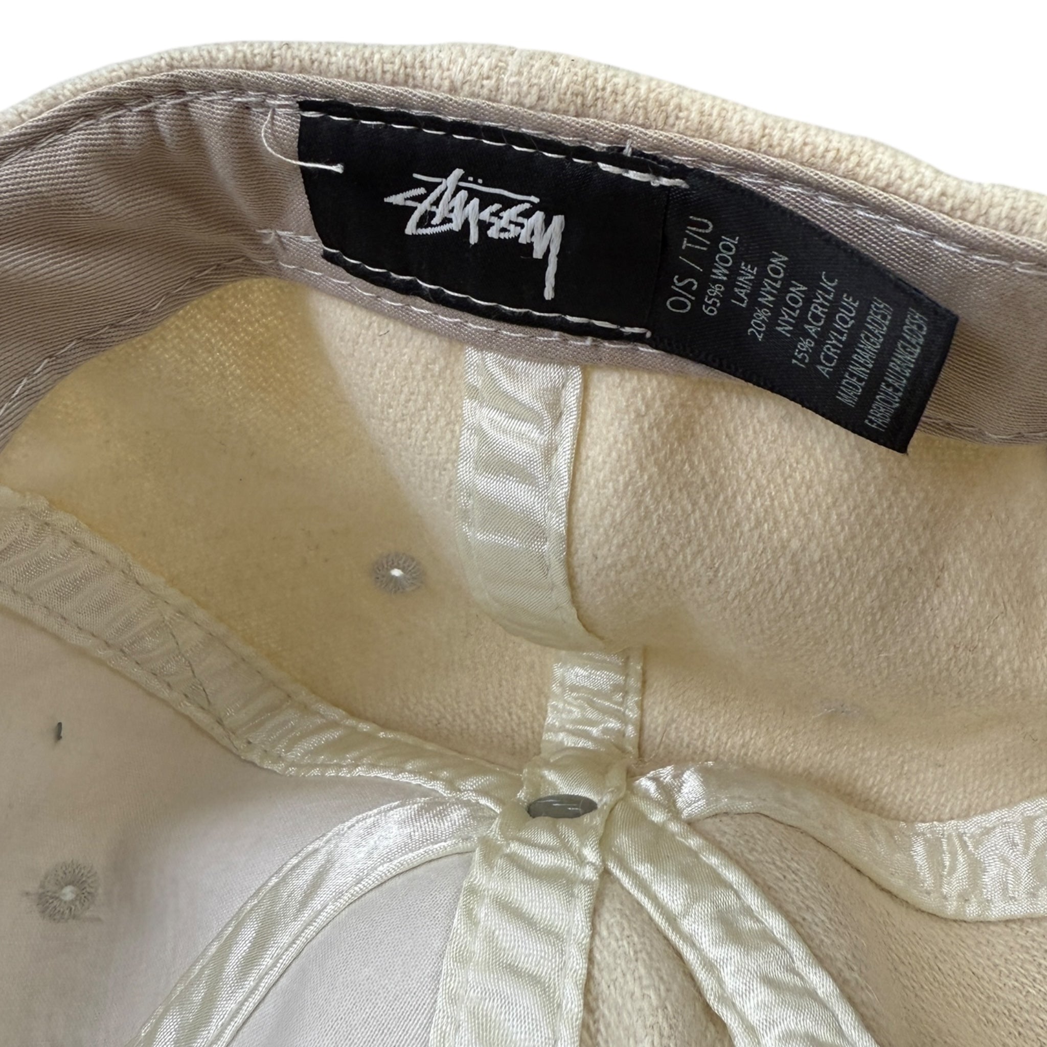 Stussy Wool Strapback Logo Hat