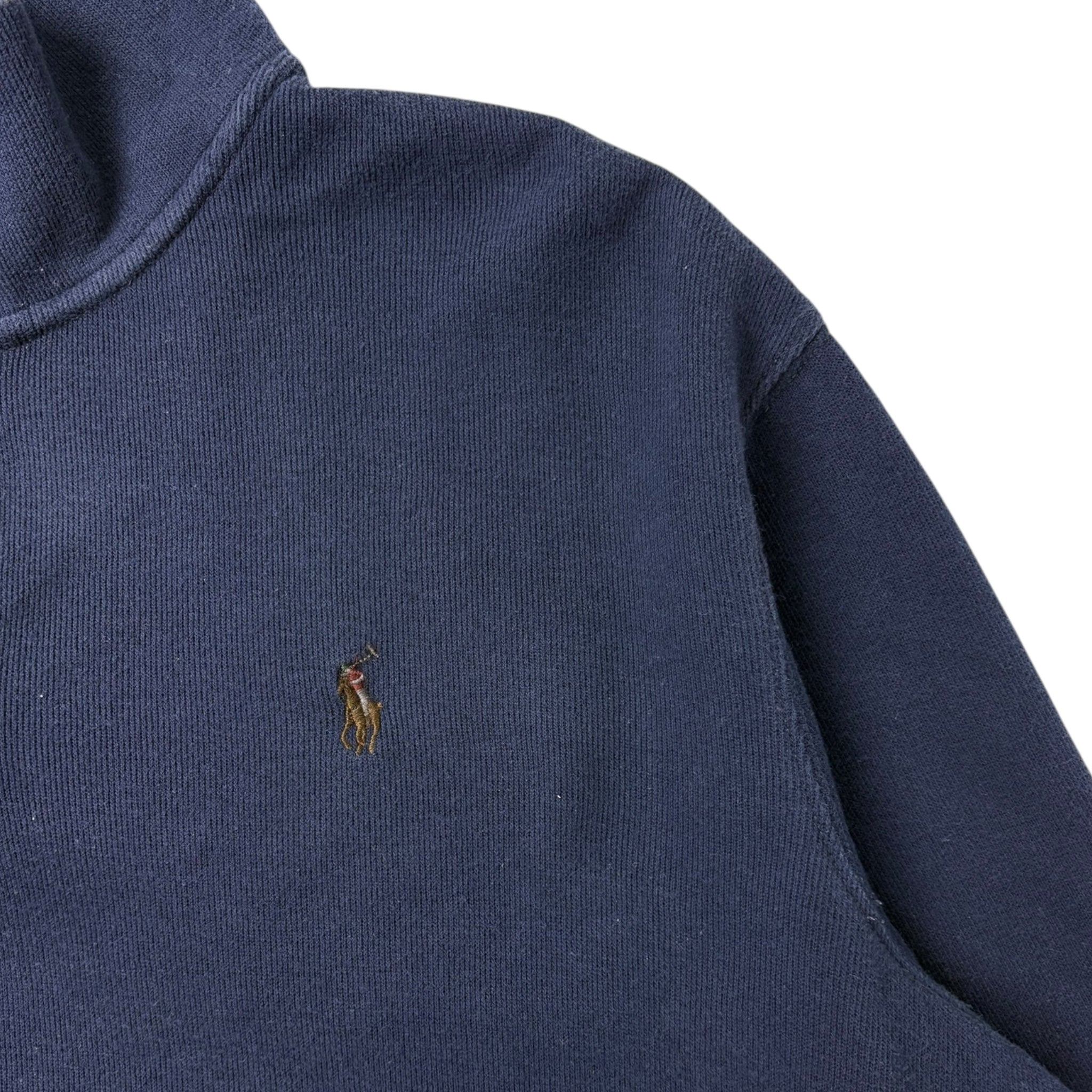 Vintage Polo Ralph Lauren Quarter Zip Dark Blue