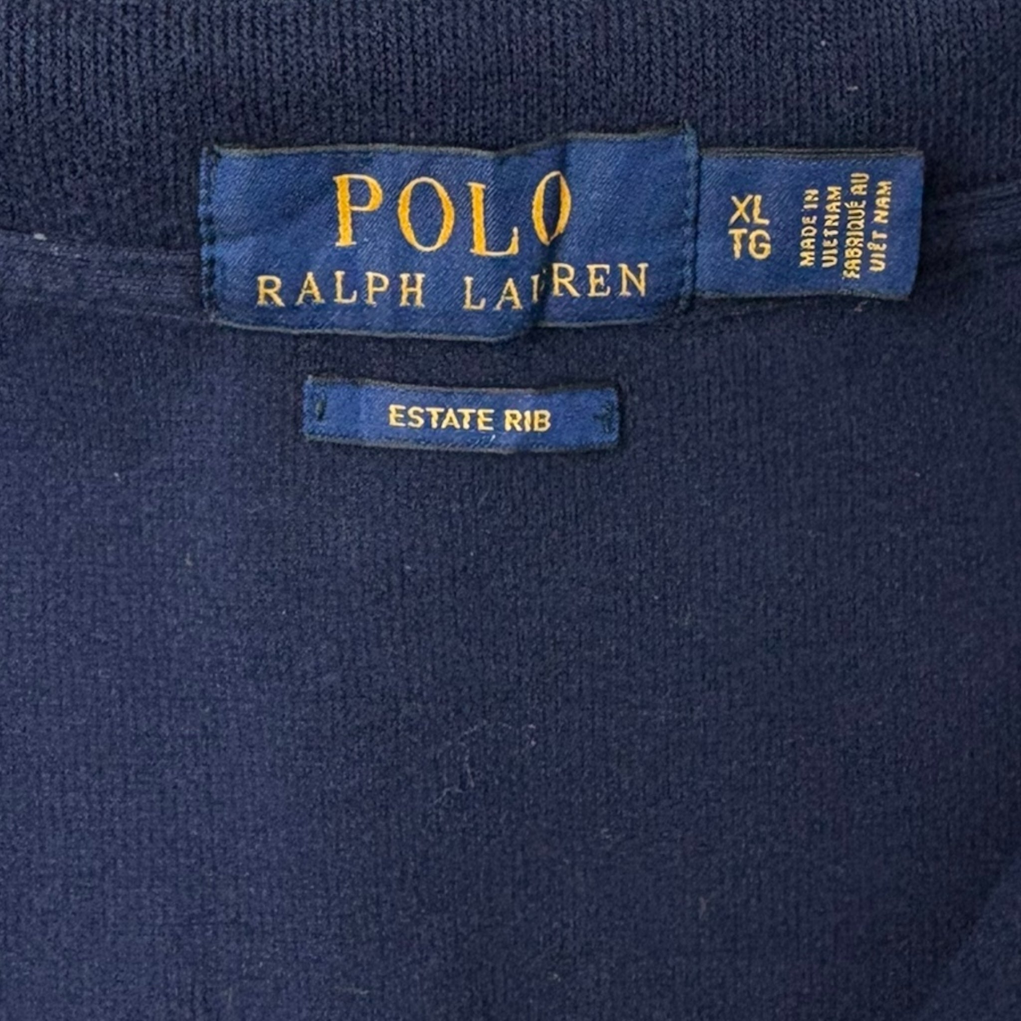 Vintage Polo Ralph Lauren Quarter Zip Dark Blue