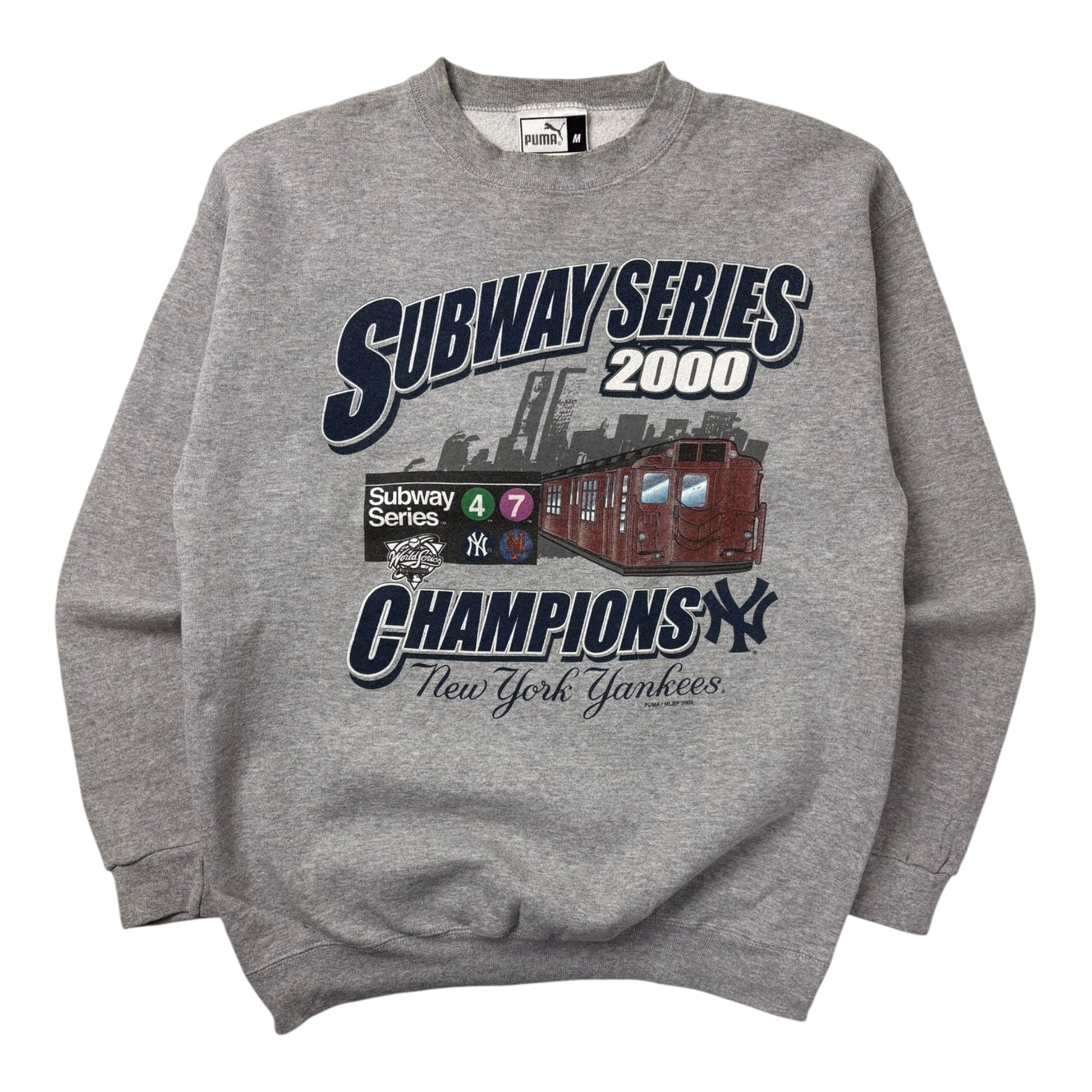 2000 Subway Series New York Yankees MLB Crewneck