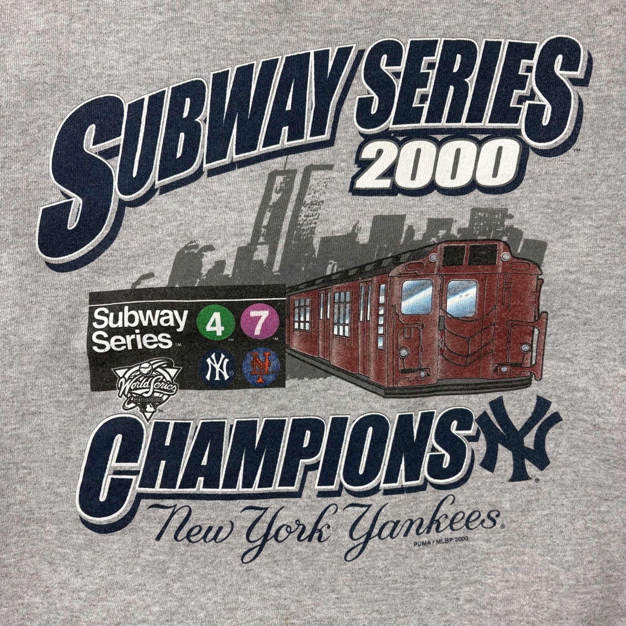 2000 Subway Series New York Yankees MLB Crewneck