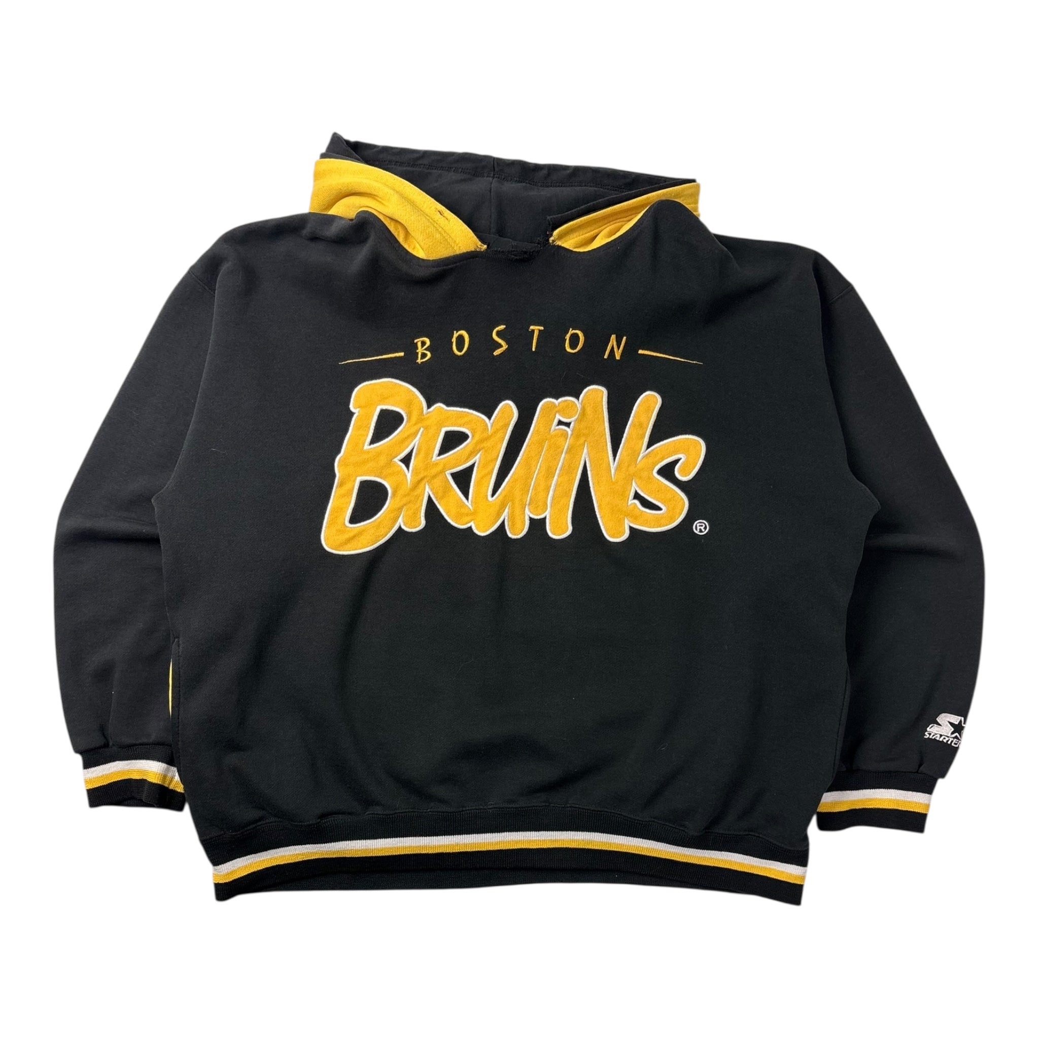 Vintage Starter NHL Boston Bruins Double Hooded Sweater