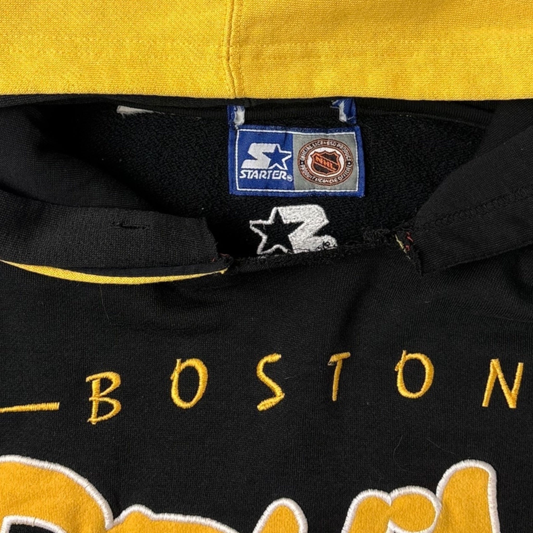 Vintage Starter NHL Boston Bruins Double Hooded Sweater