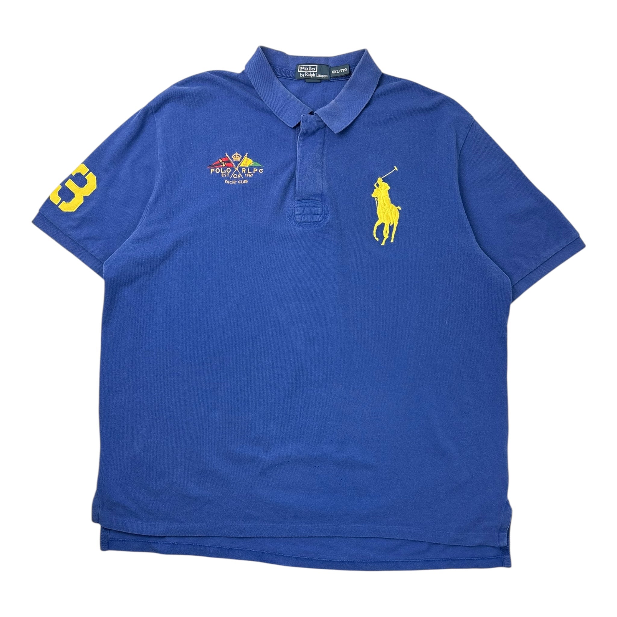 Polo By Ralph Lauren Big Pony Yacht Club Blue Shirt