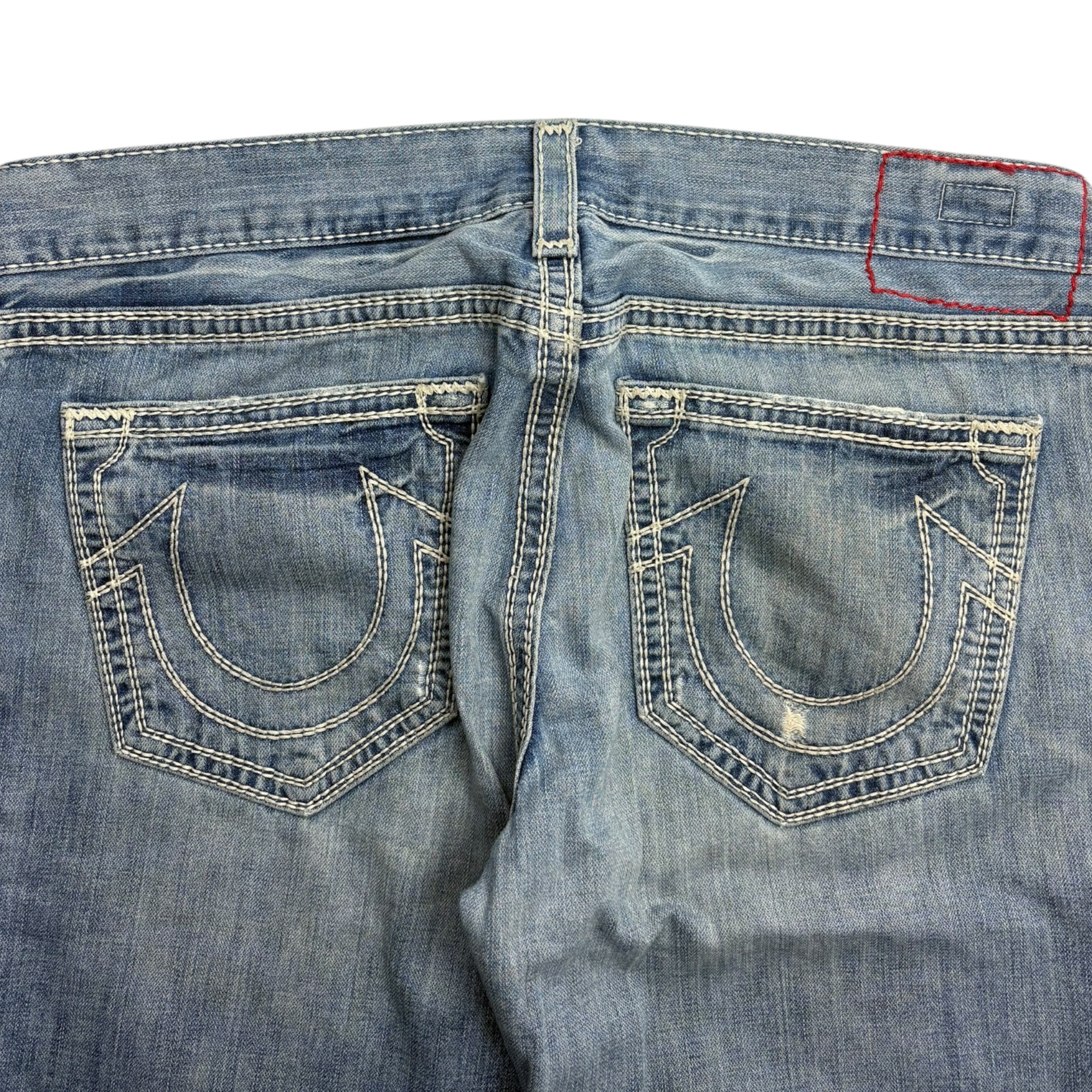 Vintage Y2K True Religion Light Wash Faded Denim