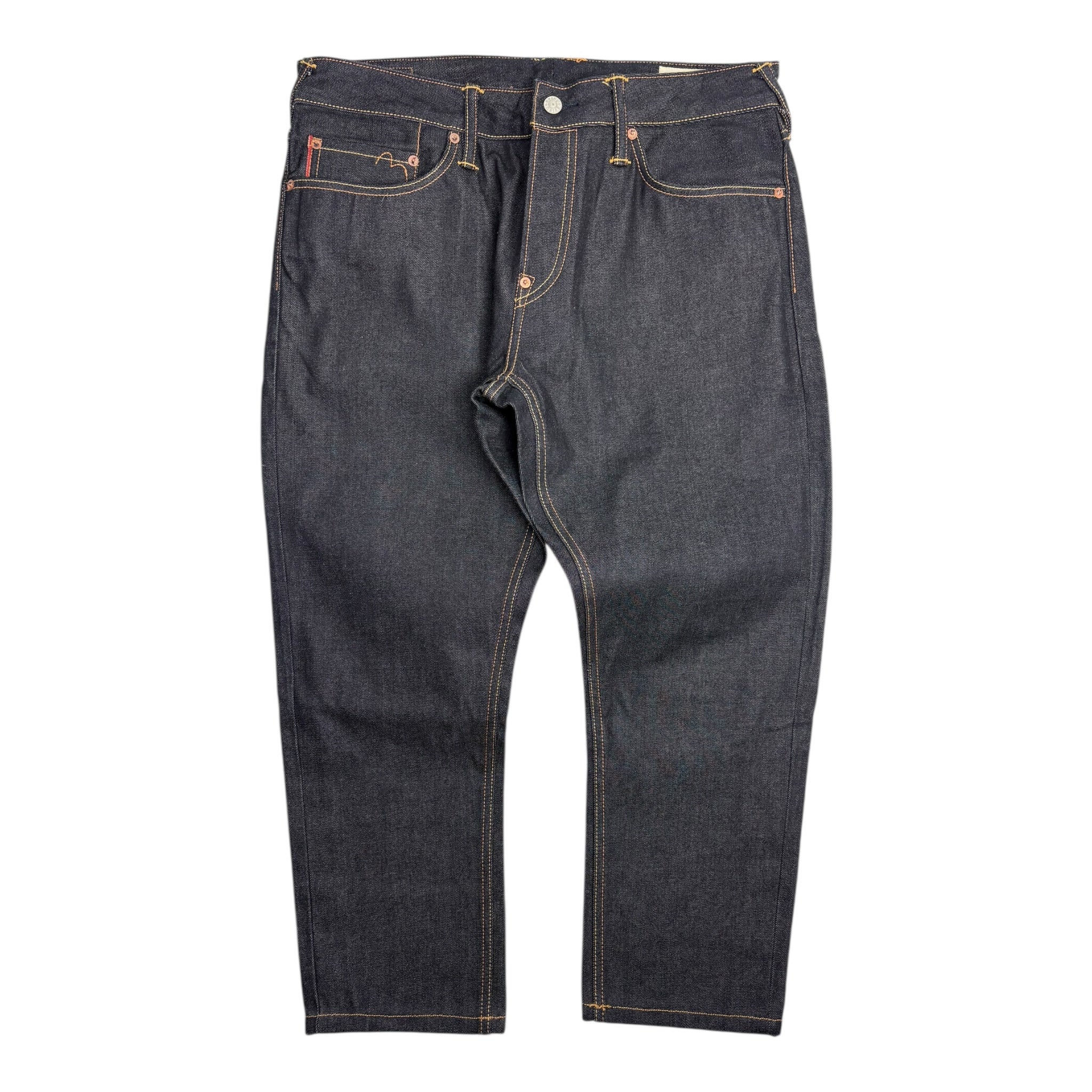Vintage Y2K Evisu Dark Wash Ticket Denim