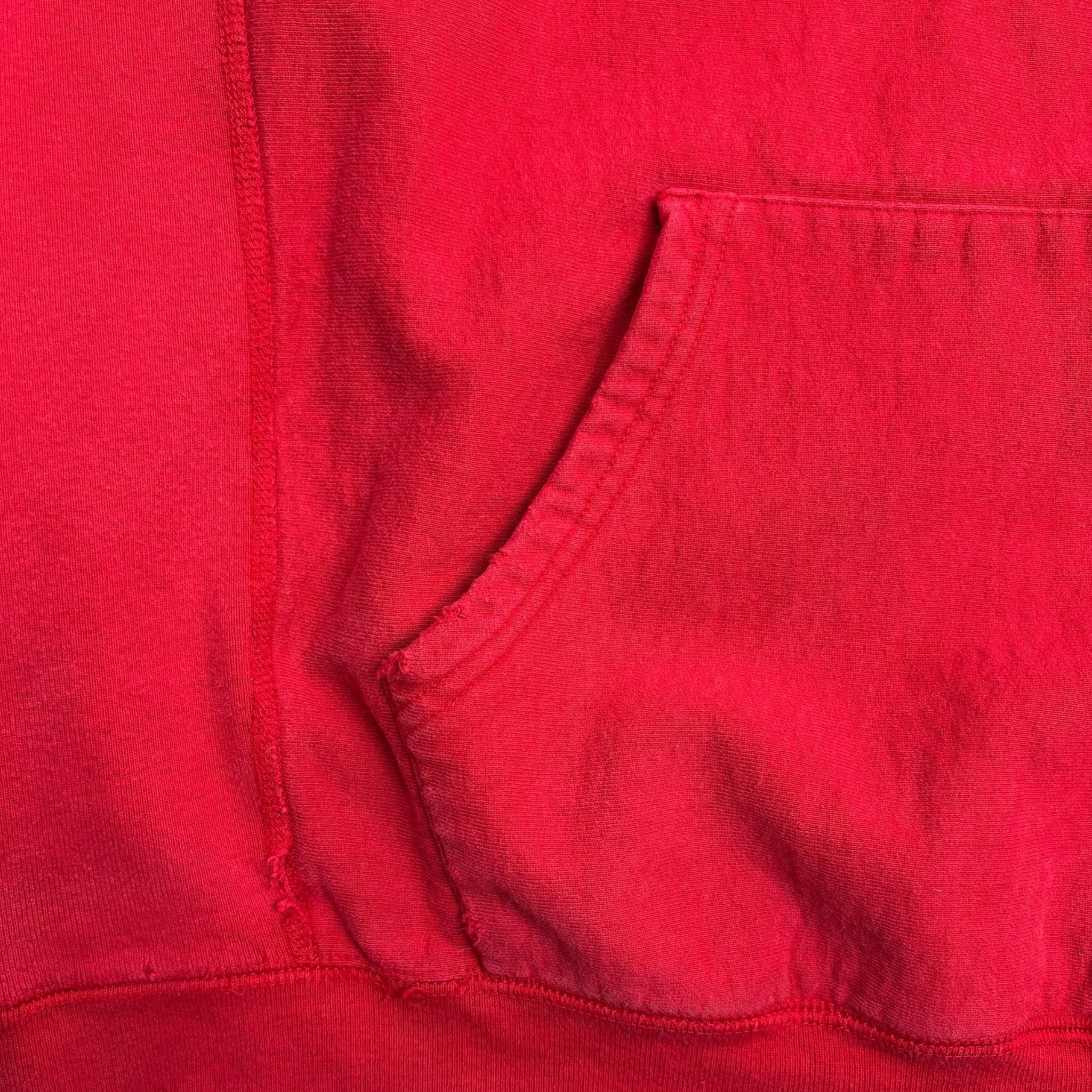 Supreme Cord Collegiate Logo Hoodie Red