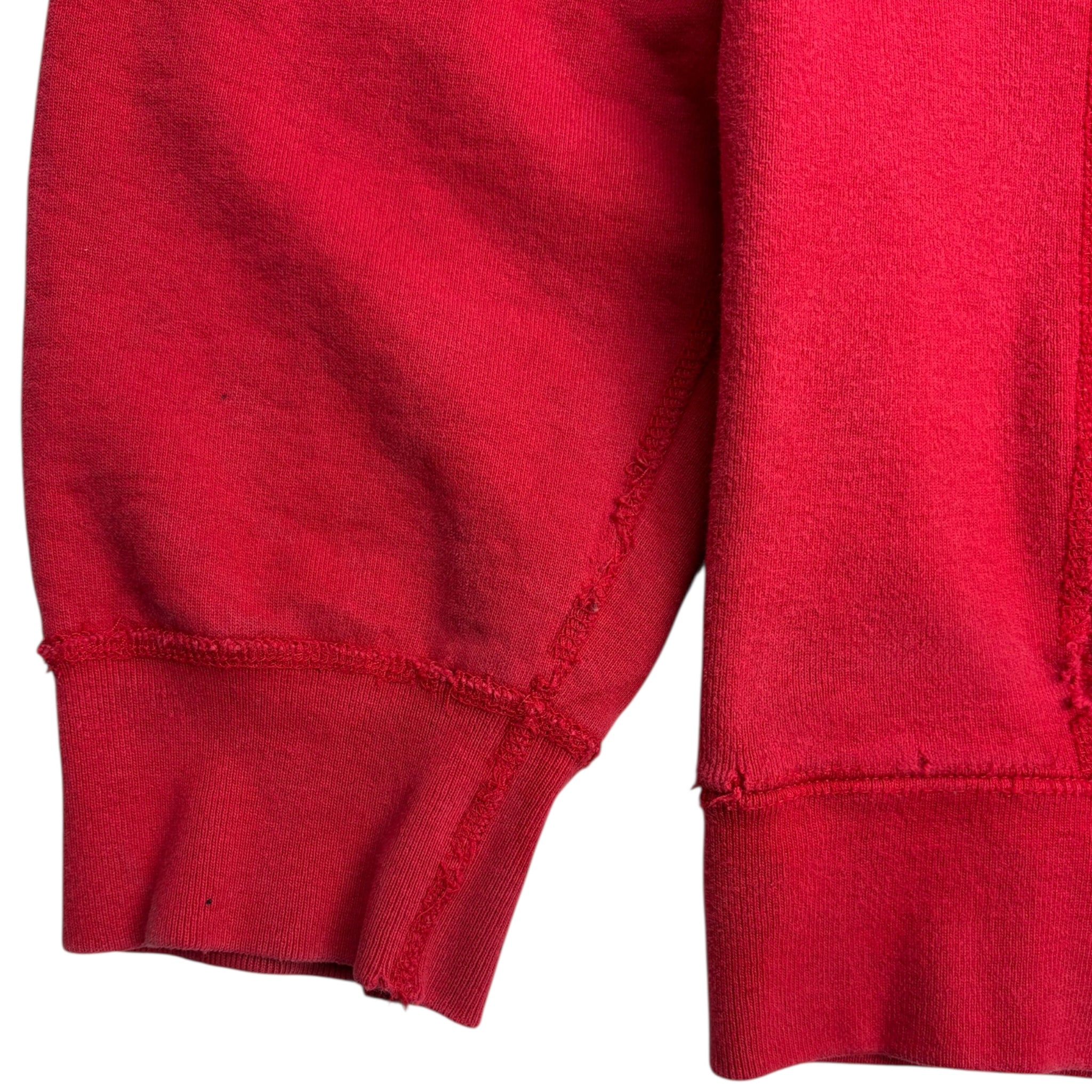 Supreme Cord Collegiate Logo Hoodie Red