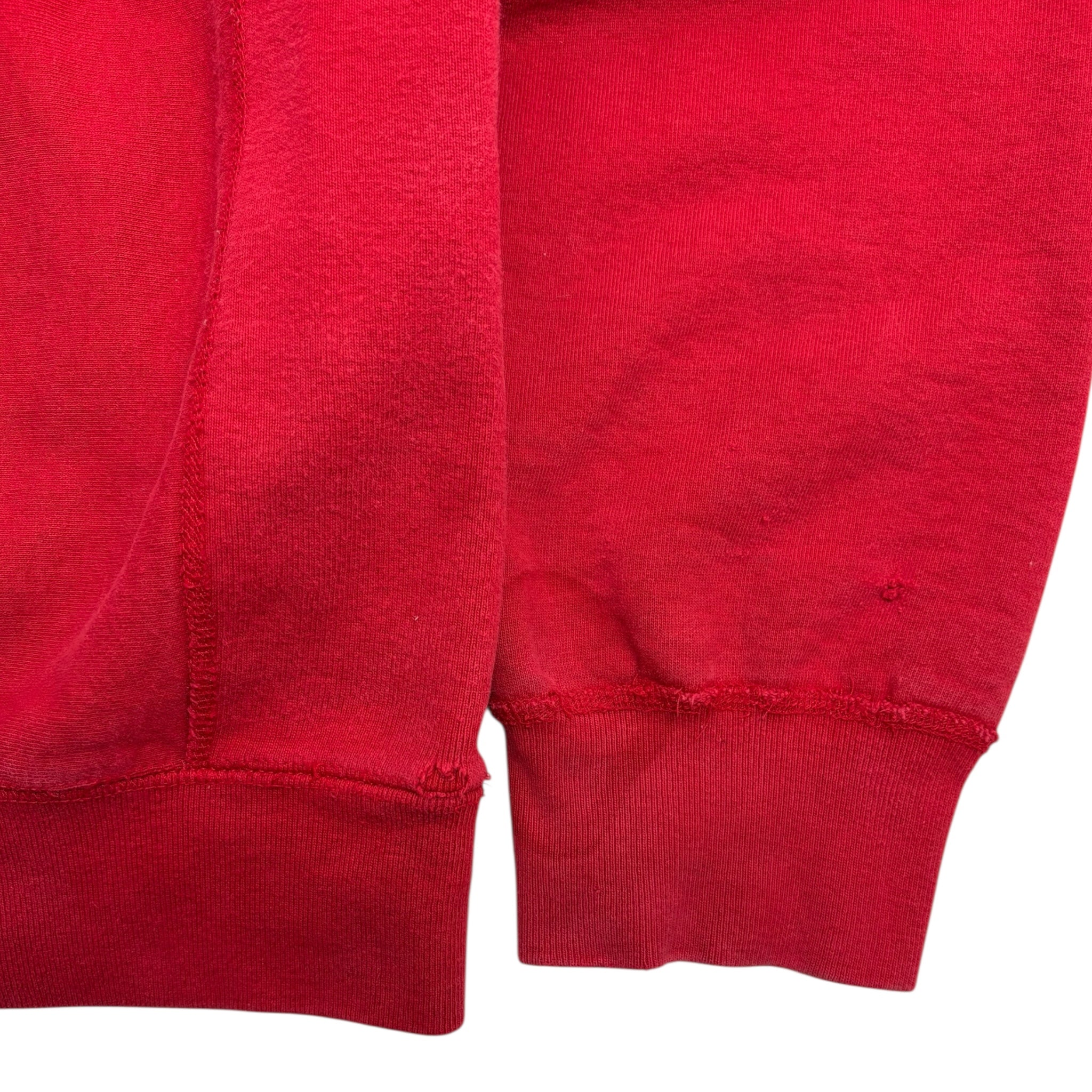 Supreme Cord Collegiate Logo Hoodie Red