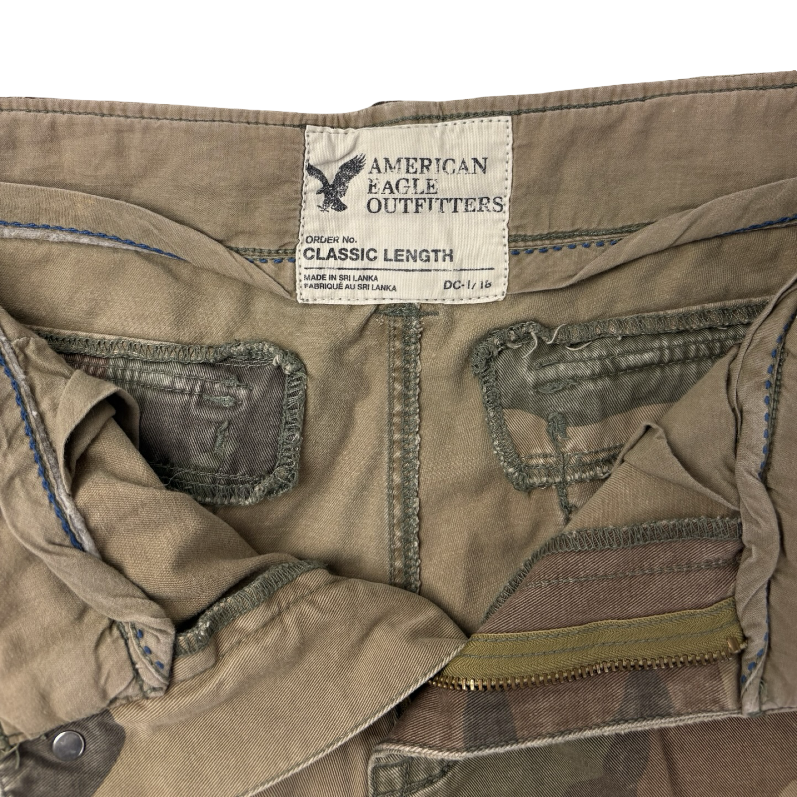Vintage 2K American Eagle Camo Cargo Shorts