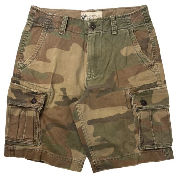 Vintage 2K American Eagle Camo Cargo Shorts